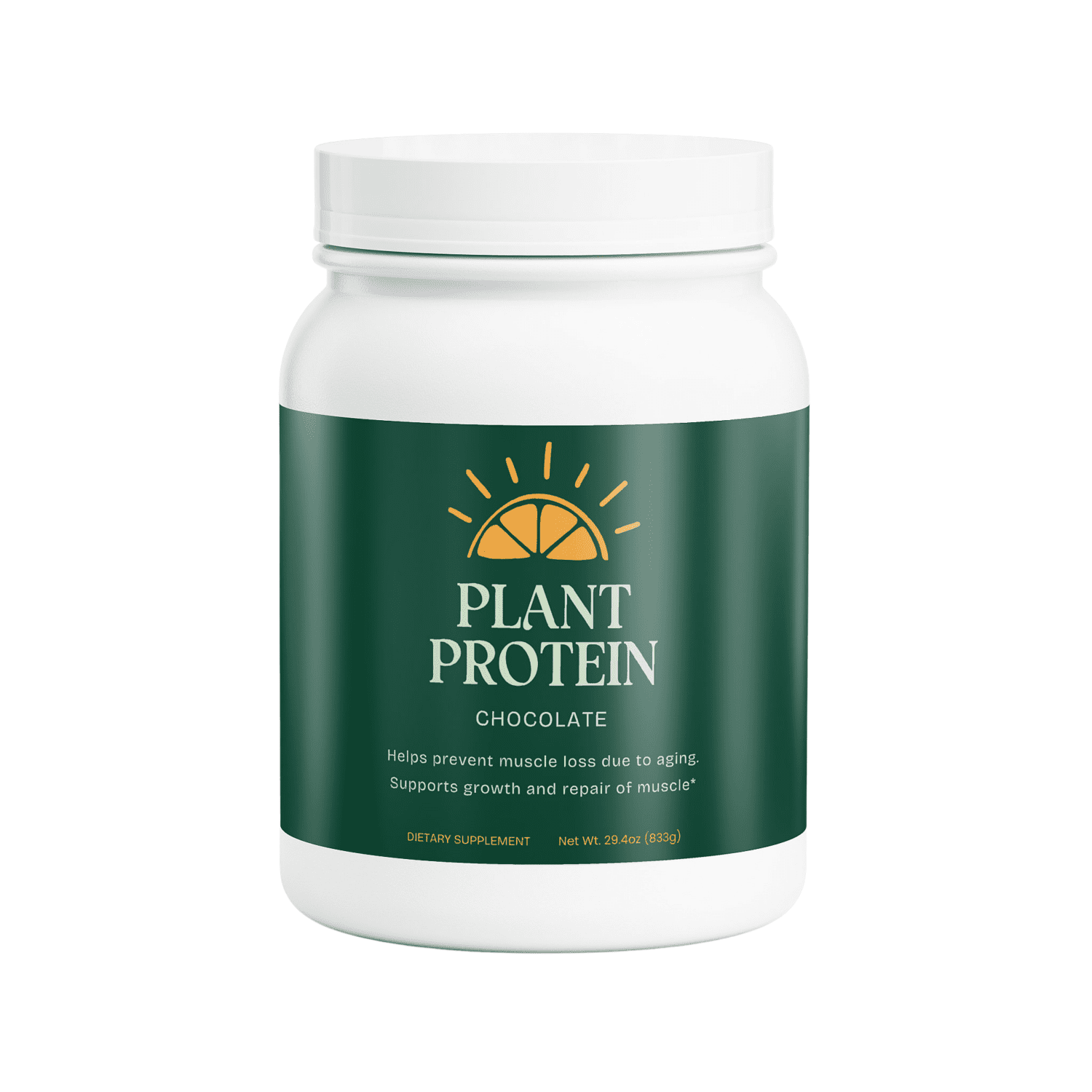 Plant Protein, Chocolate, 1.8 lbs (833g)