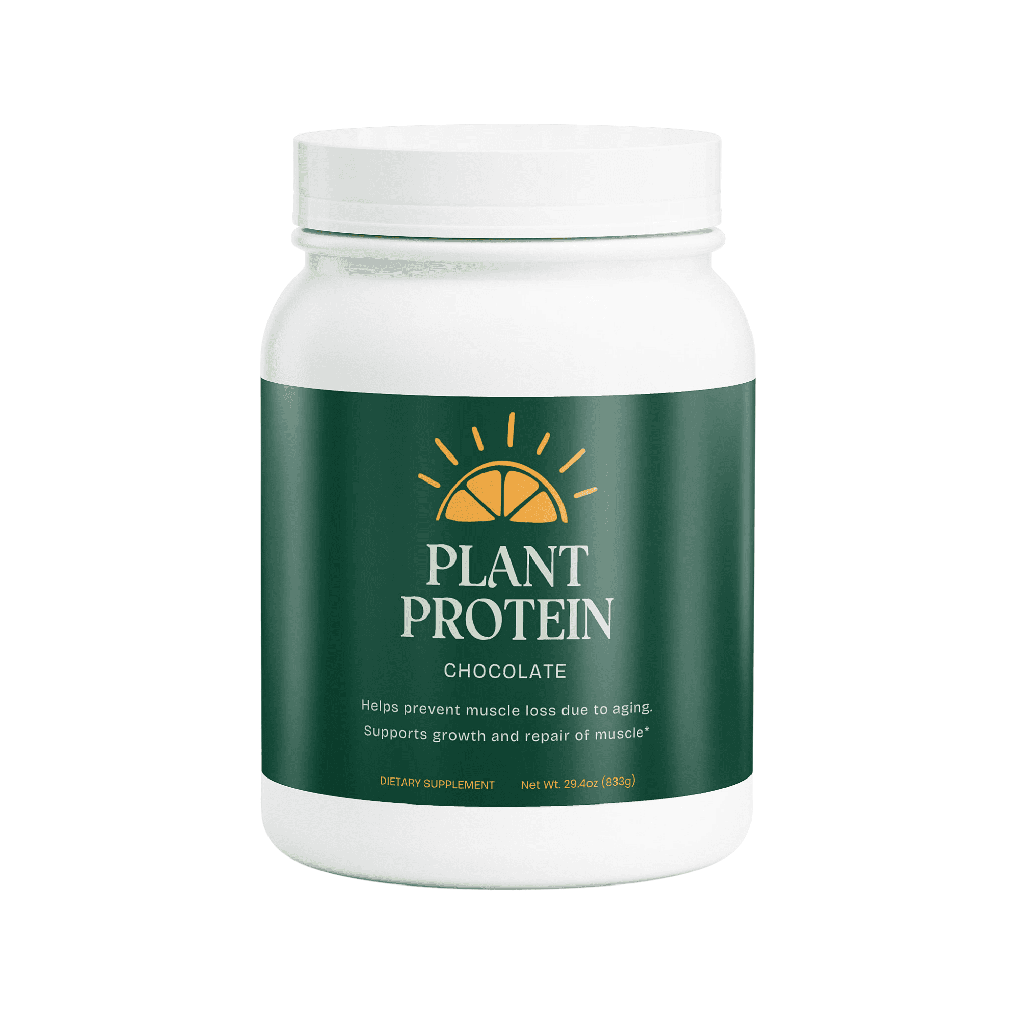 Plant Protein, Chocolate, 1.8 lbs (833g)