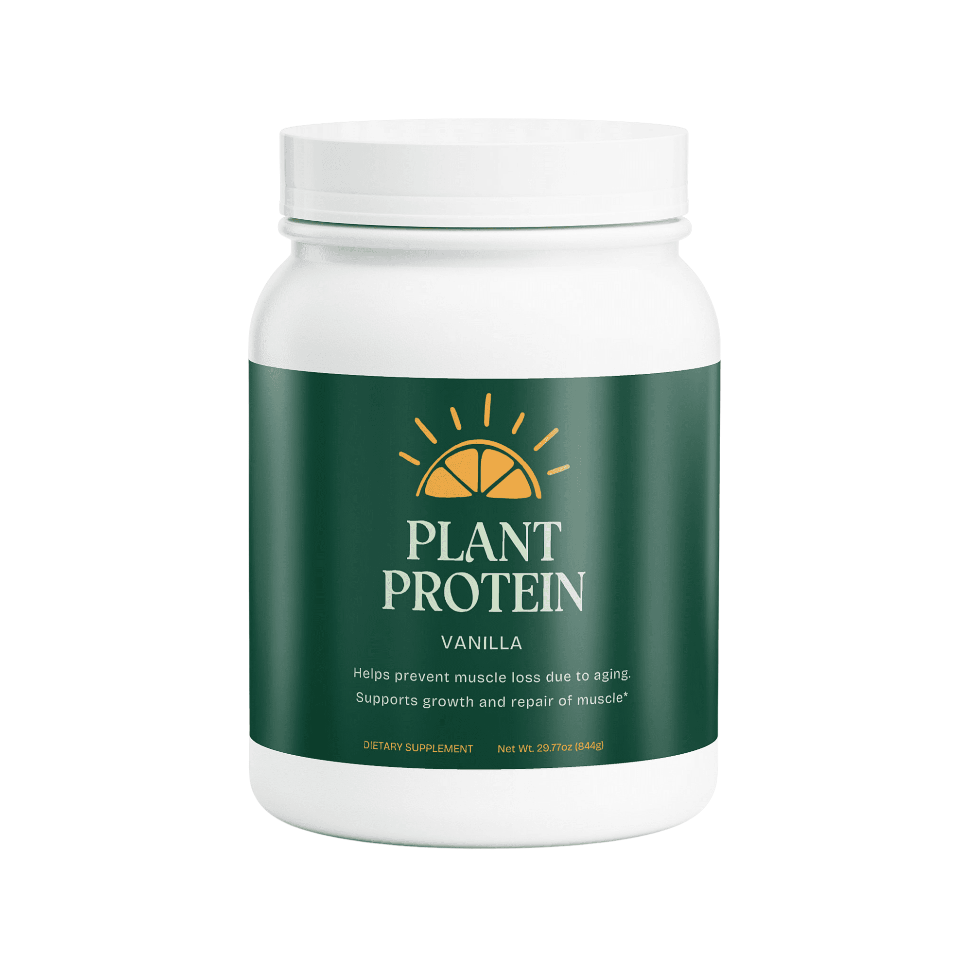 Plant Protein, Vanilla, 1.86 lbs (844g)