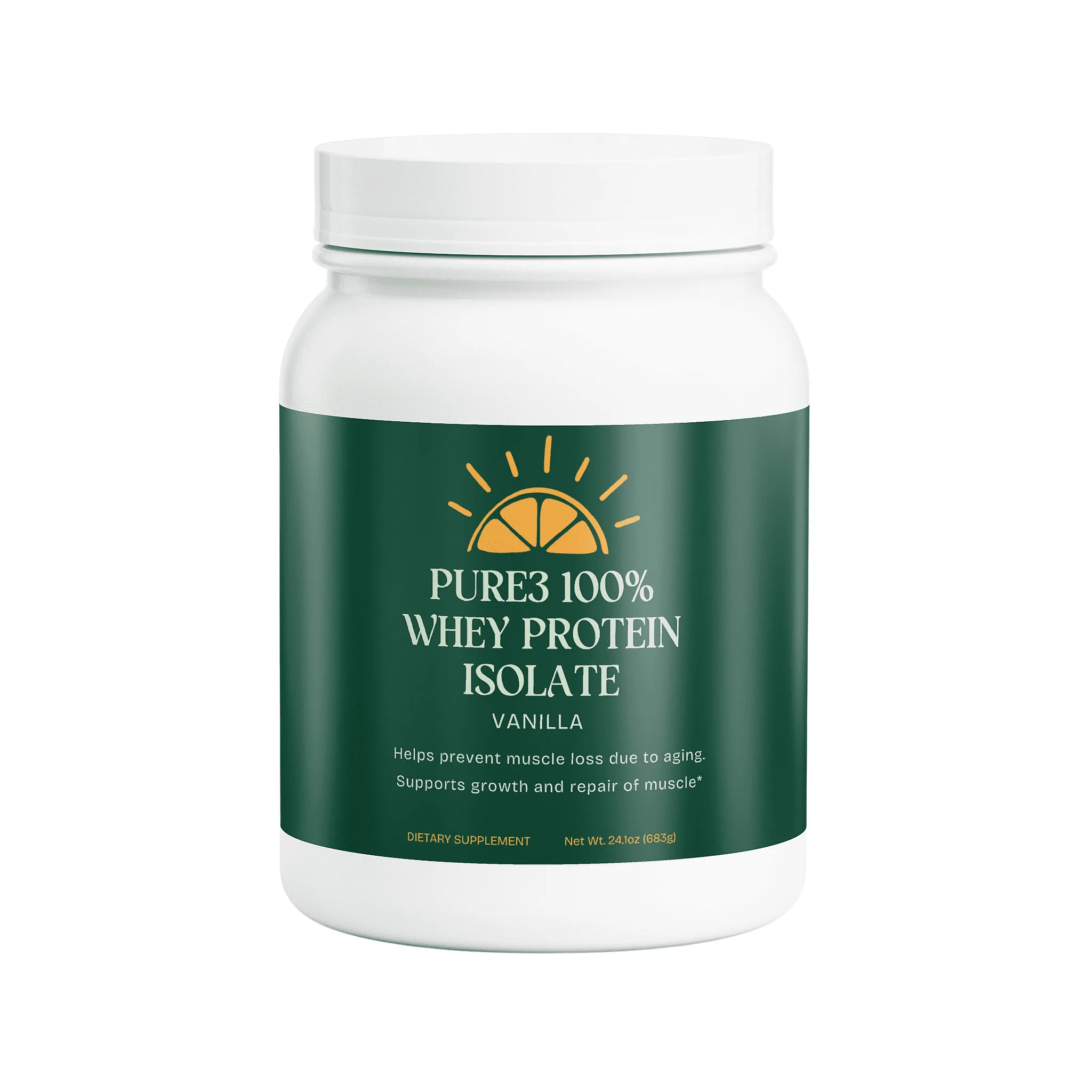 Pure3 100% Whey Protein Isolate (Vanilla)