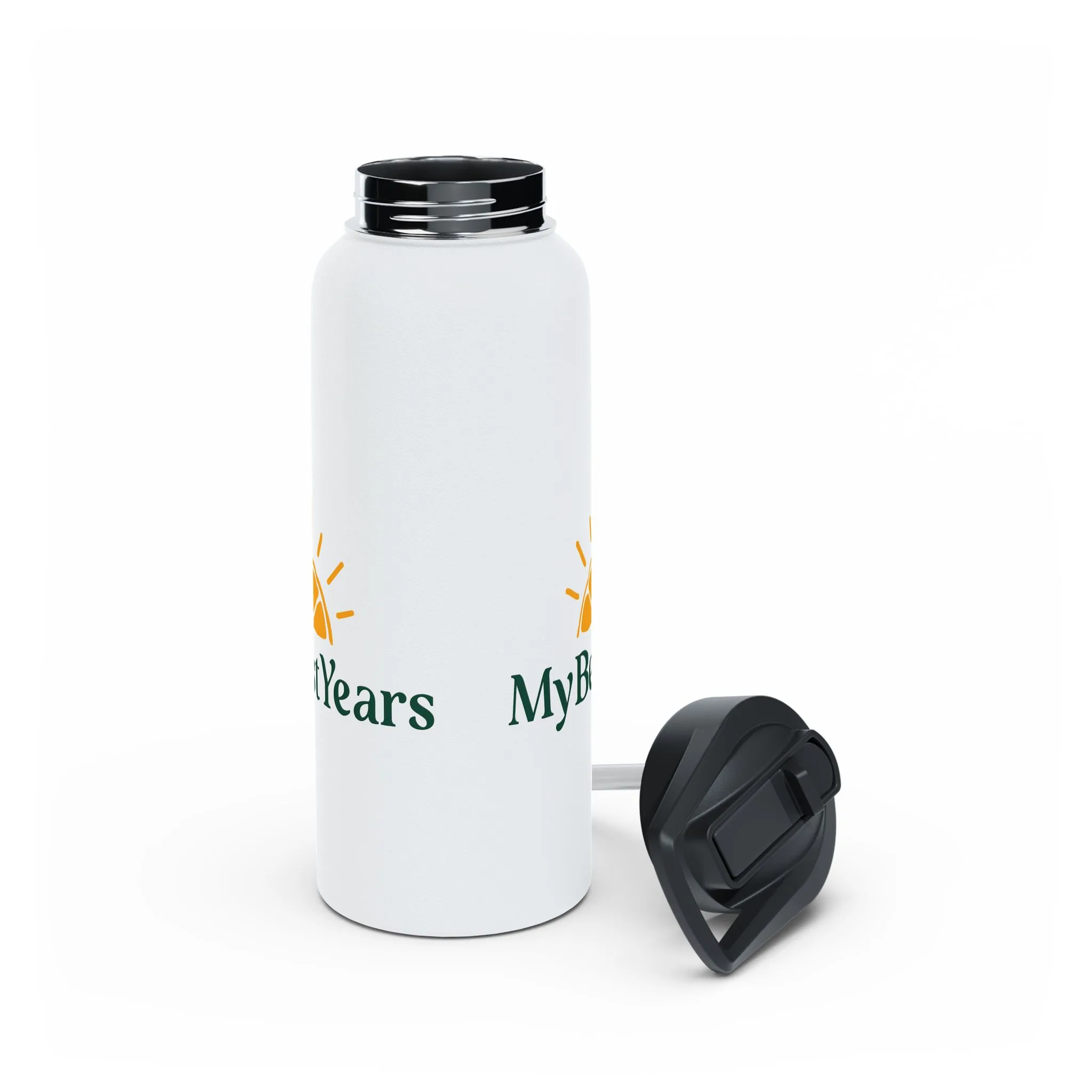 My Best Years Sunrise Logo Stainless Steel Water Bottle, 12oz, 18oz or 32oz - Image 12