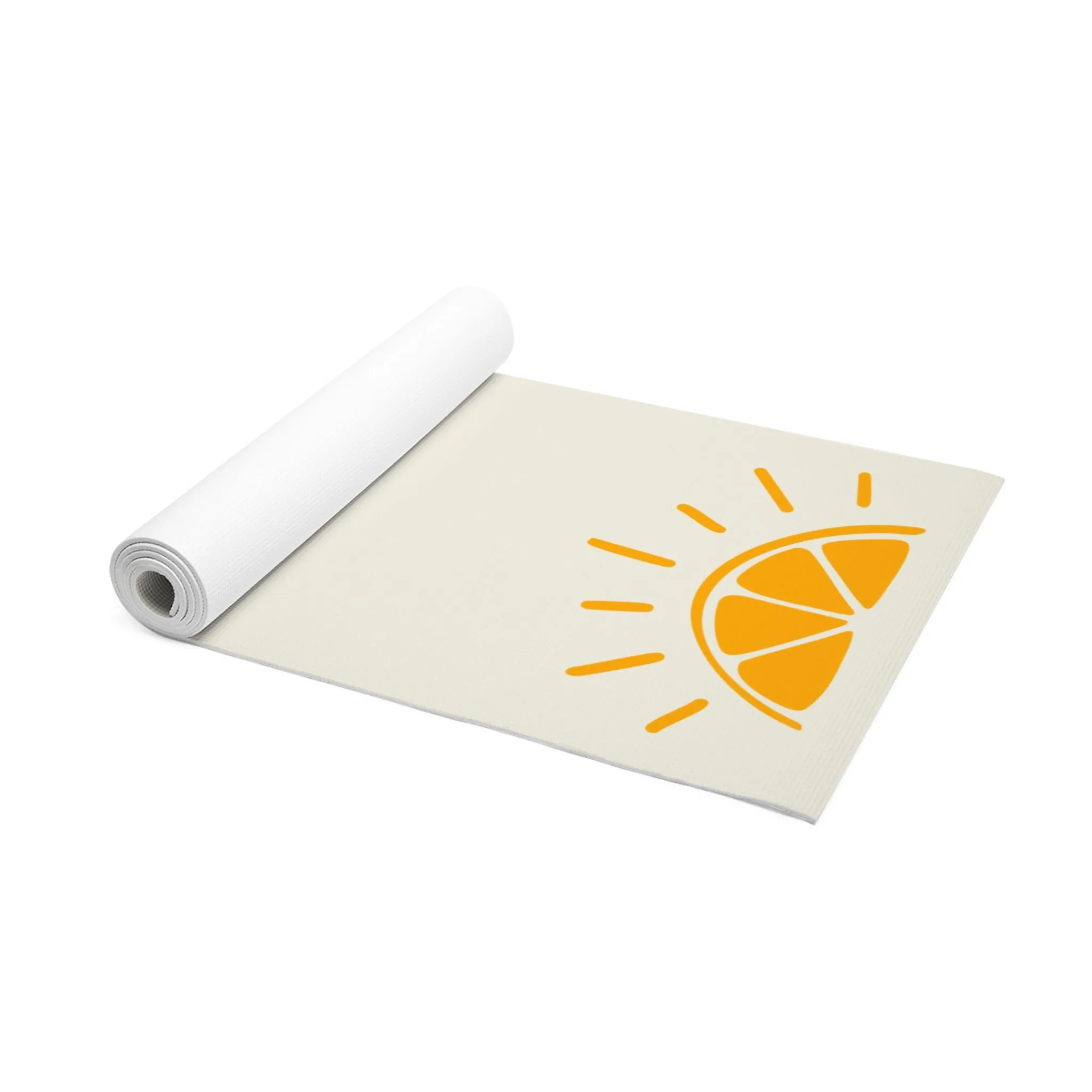 My Best Years Sunrise Logo Foam Exercise Mat, Beige, Non-Slip - Image 2