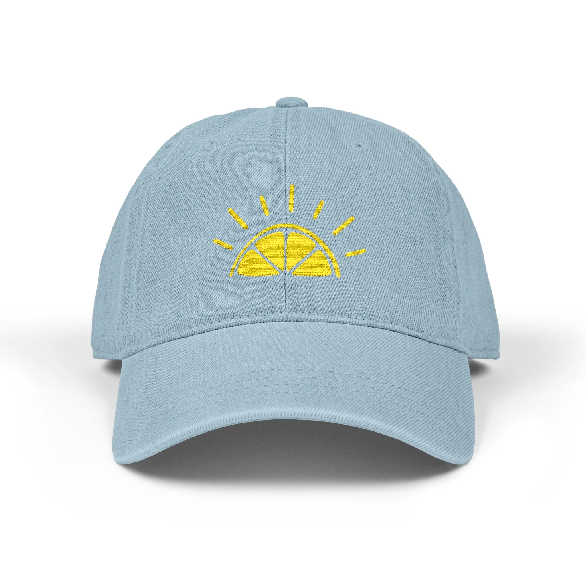 My Best Years unrise Logo Denim Hat | Embroidered Baseball Cap - Image 5
