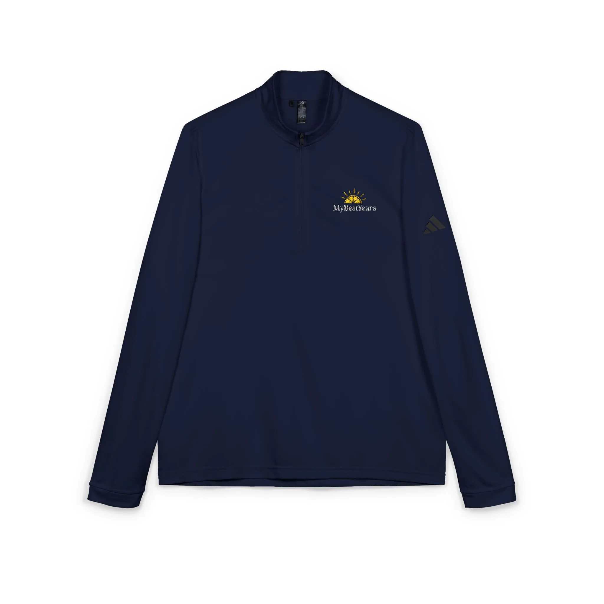 My Best Years Sunshine Logo Adidas Quarter-Zip Pullover | Embroidered Chest Design - Image 10