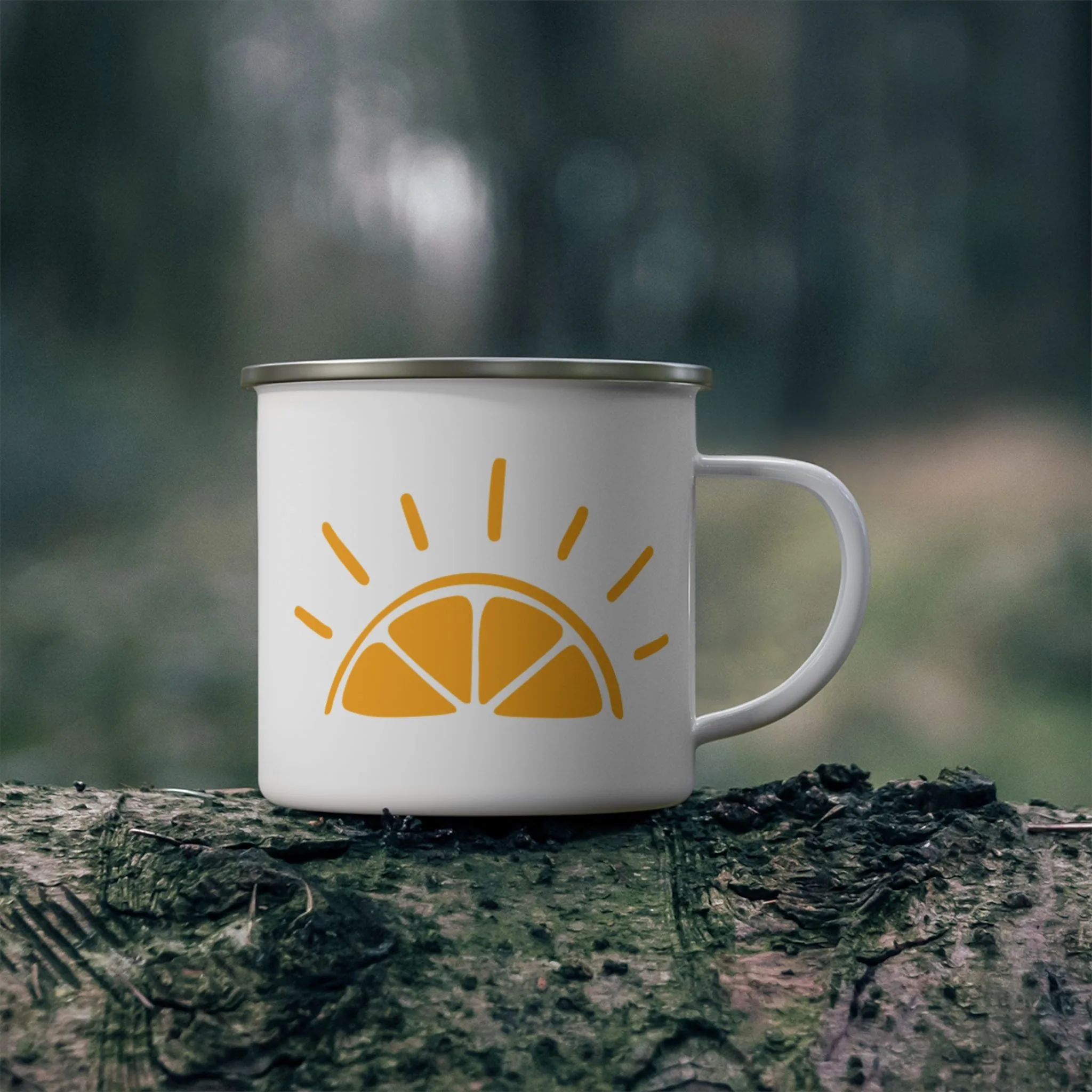 My Best Years Sunrise Logo Enamel Camping Mug - Image 2