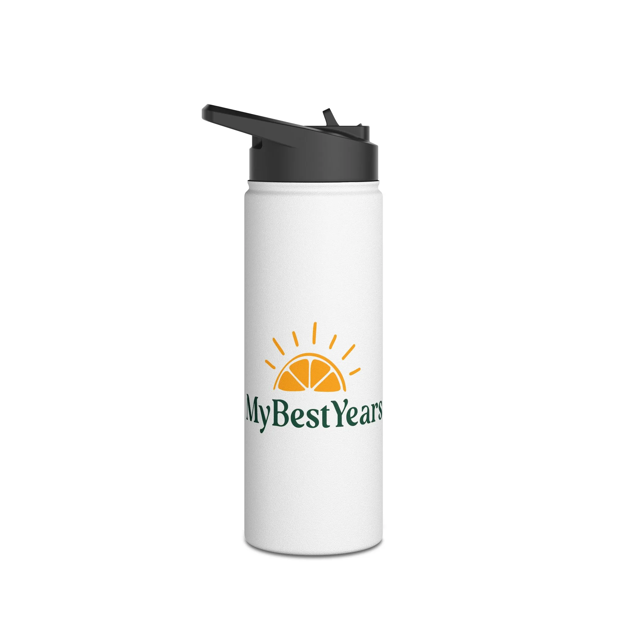 My Best Years Sunrise Logo Stainless Steel Water Bottle, 12oz, 18oz or 32oz - Image 5