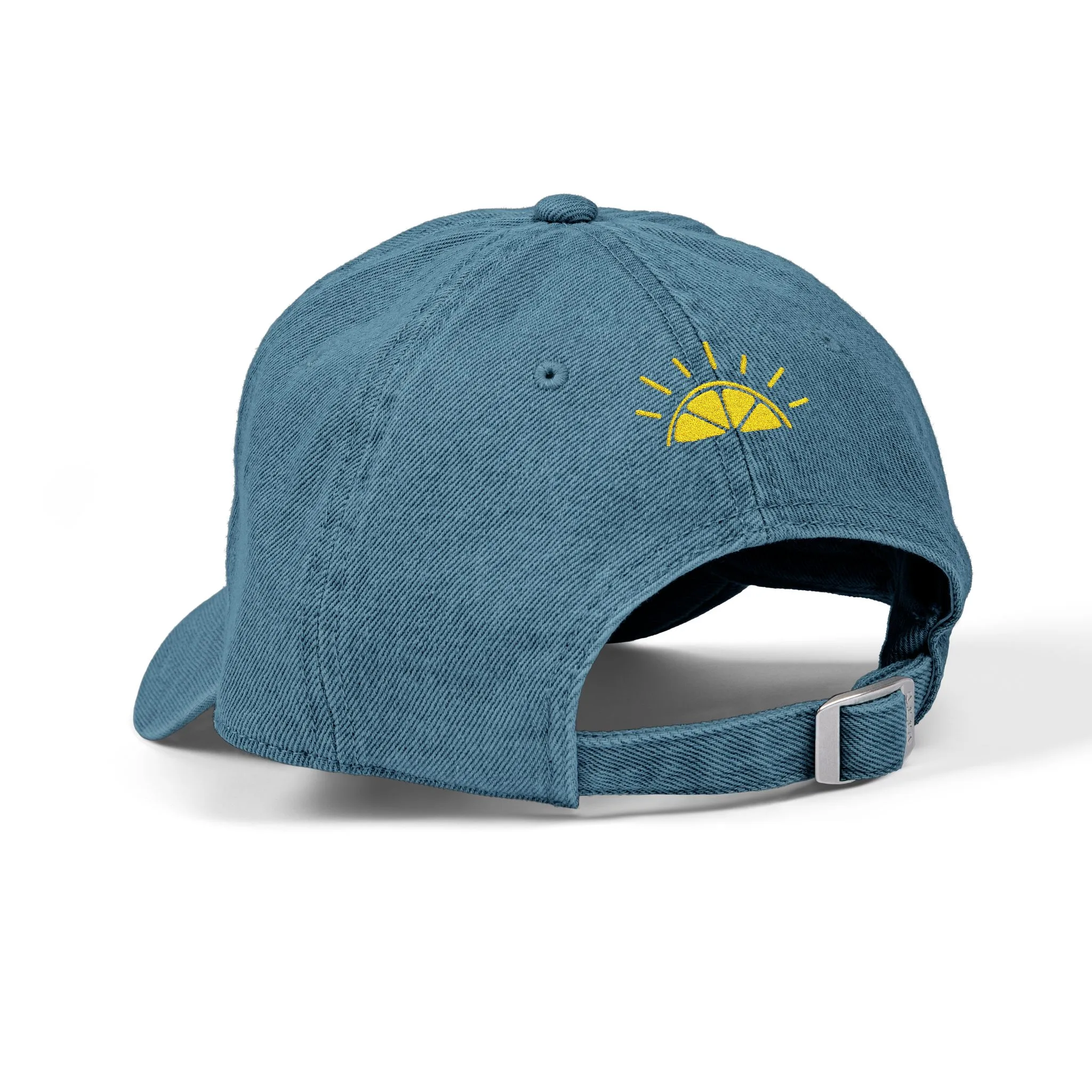 My Best Years unrise Logo Denim Hat | Embroidered Baseball Cap - Image 10