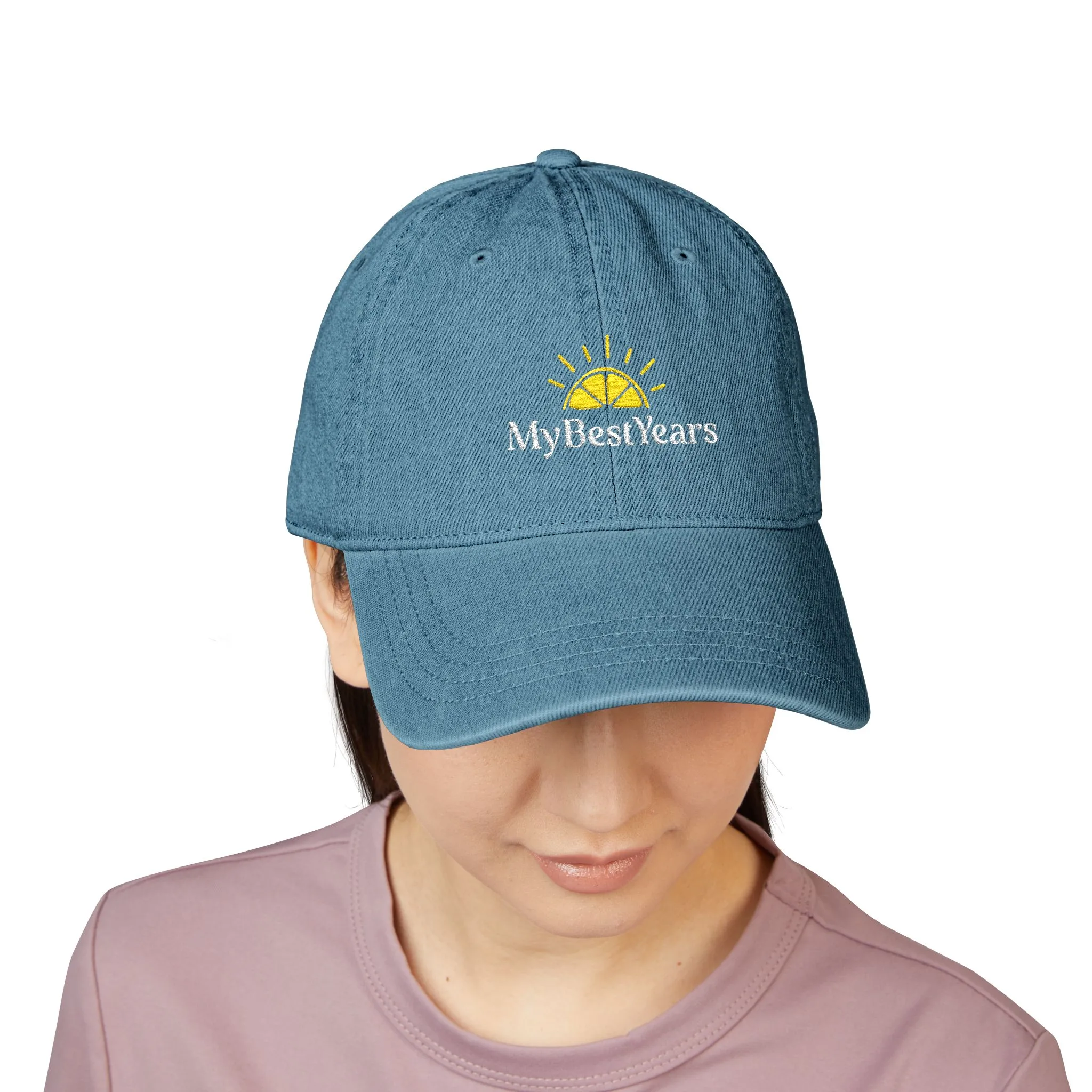 My Best Years Denim Hat | Embroidered Baseball Cap - Image 12