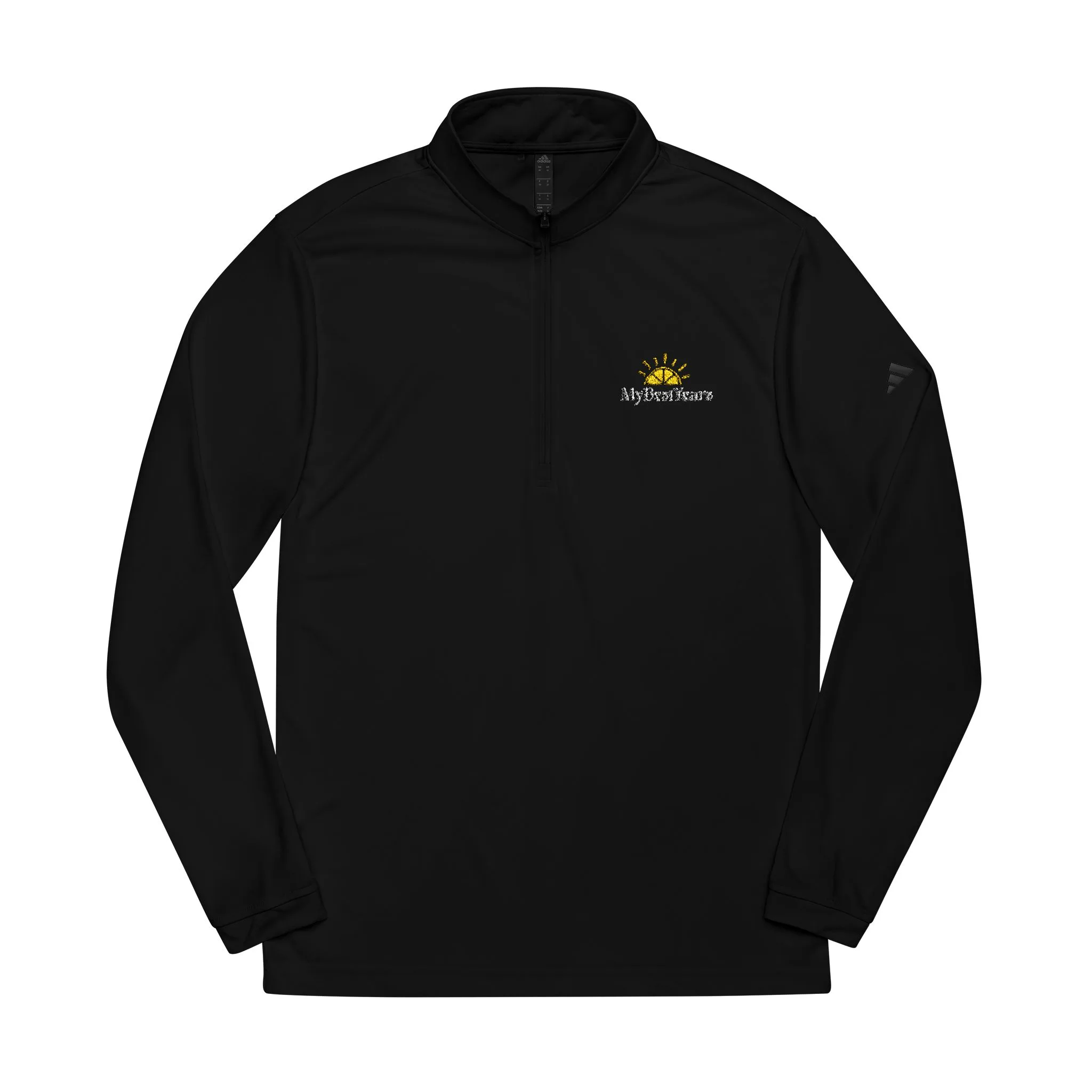 My Best Years Sunshine Logo Adidas Quarter-Zip Pullover | Embroidered Chest Design - Image 13