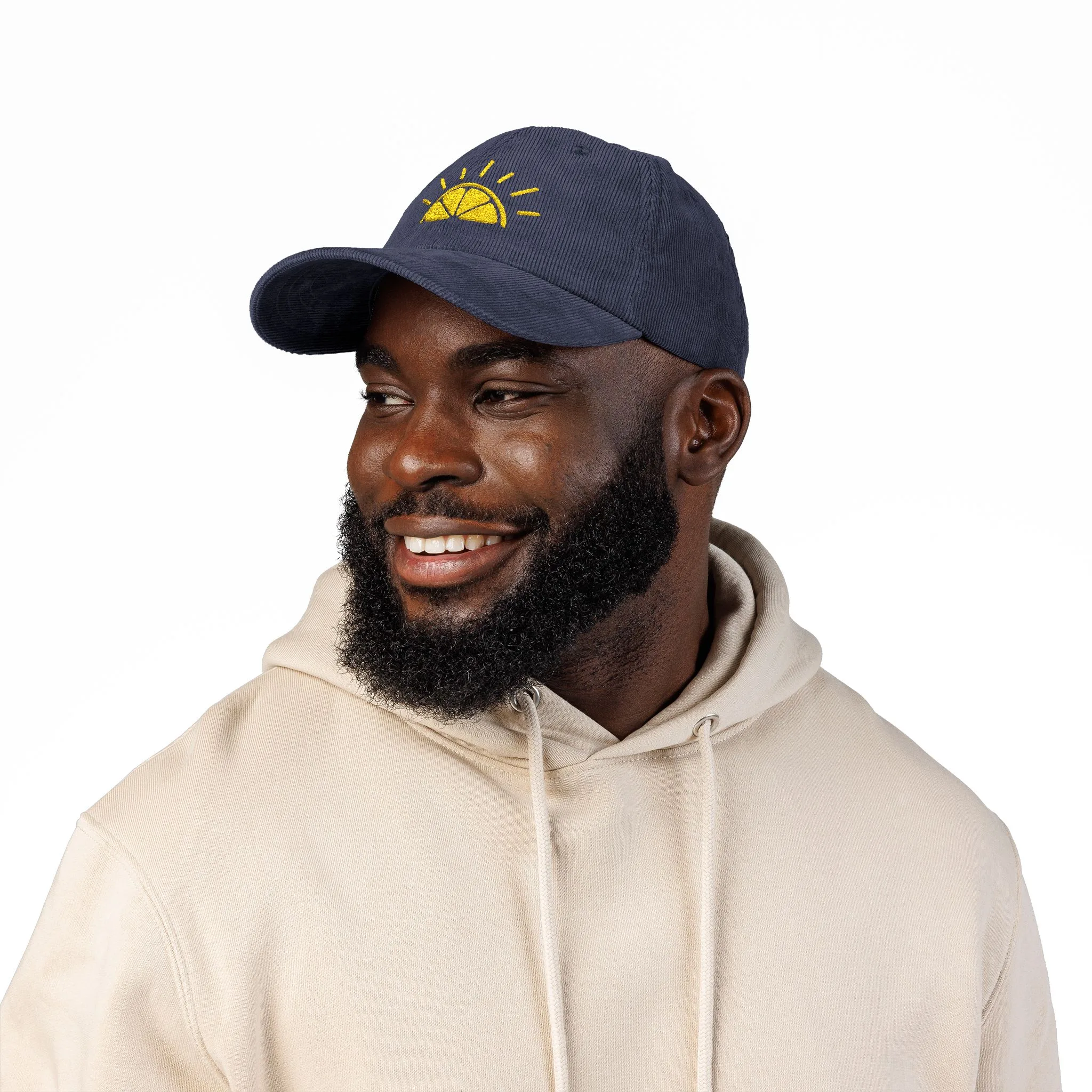 My Best Years Sunrise Logo Embroidery Cap | Vintage Corduroy Adjustable Hat - Image 11