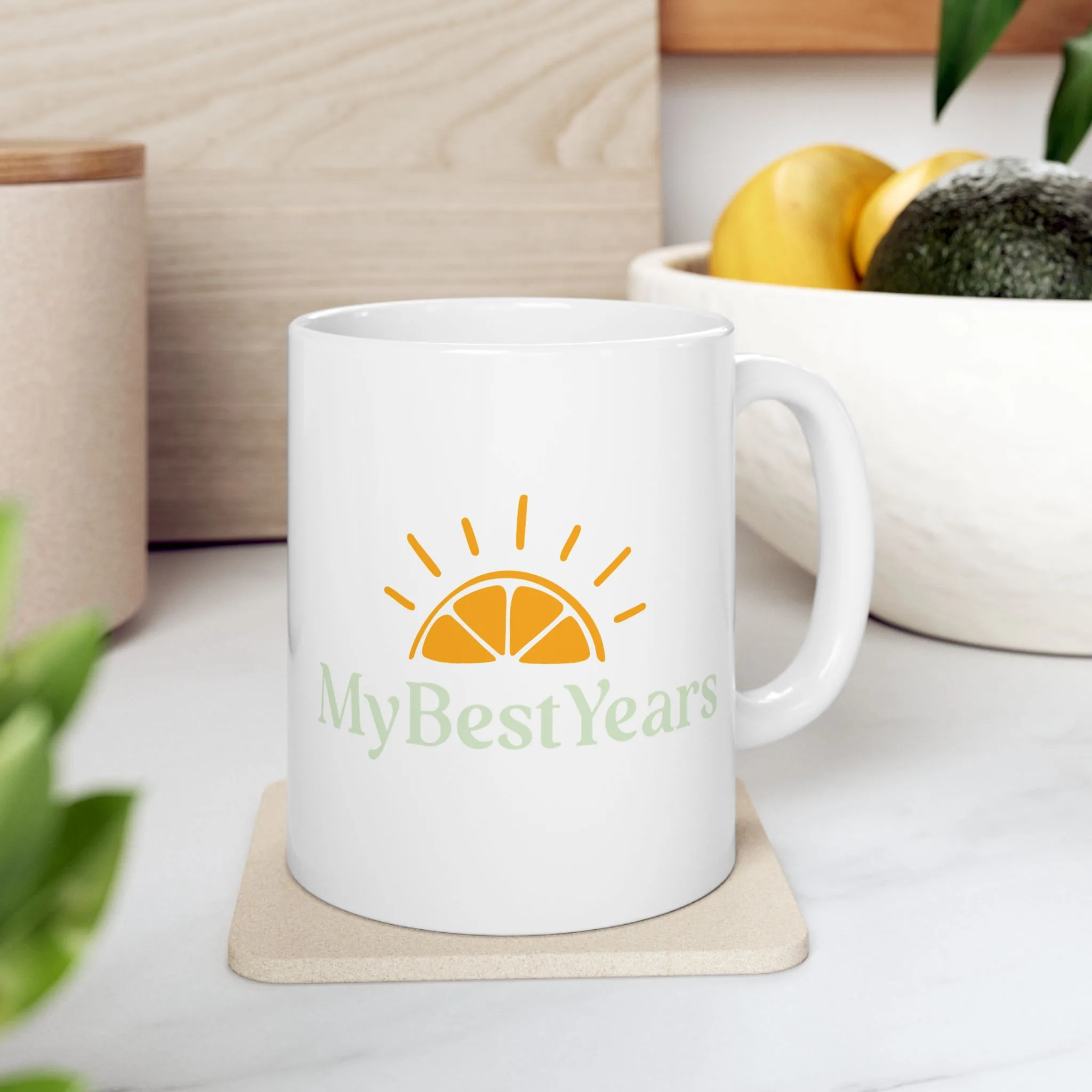 My Best Years Sunrise Logo Mug | Ceramic coffee cup 11oz or 15oz - Image 2