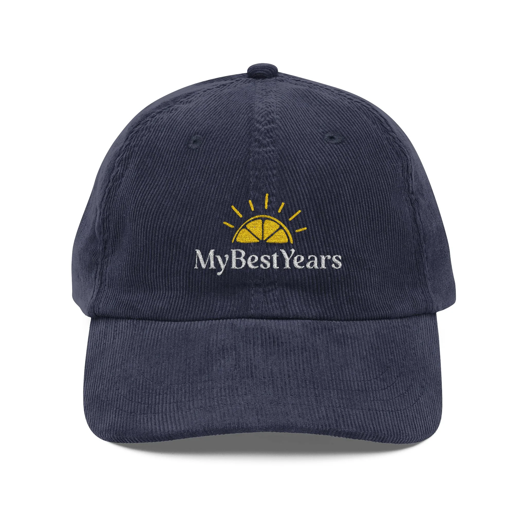 My Best Years Embroidery Cap | Vintage Corduroy Adjustable Hat - Image 9