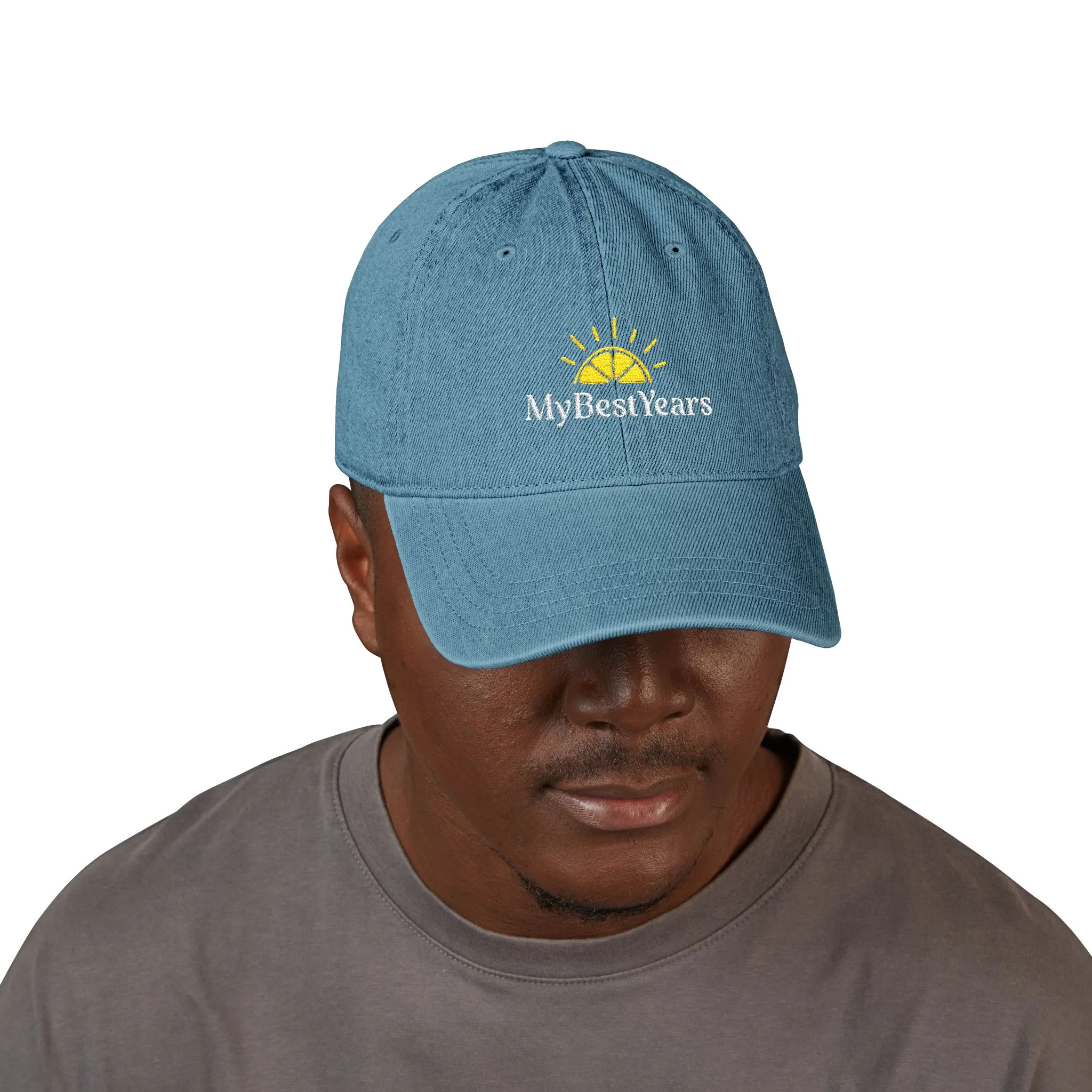 My Best Years Denim Hat | Embroidered Baseball Cap - Image 11