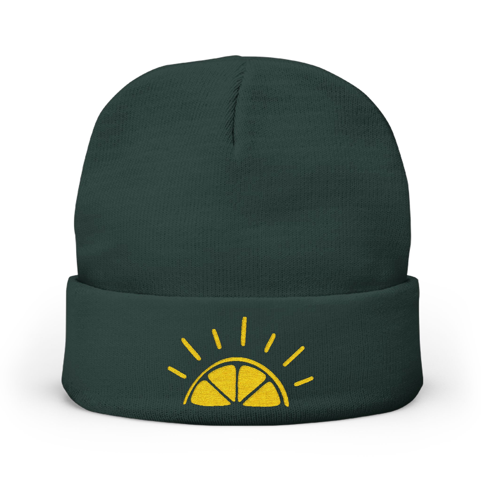 My Best Years Sunrise Logo Knit Beanie | Embroidered