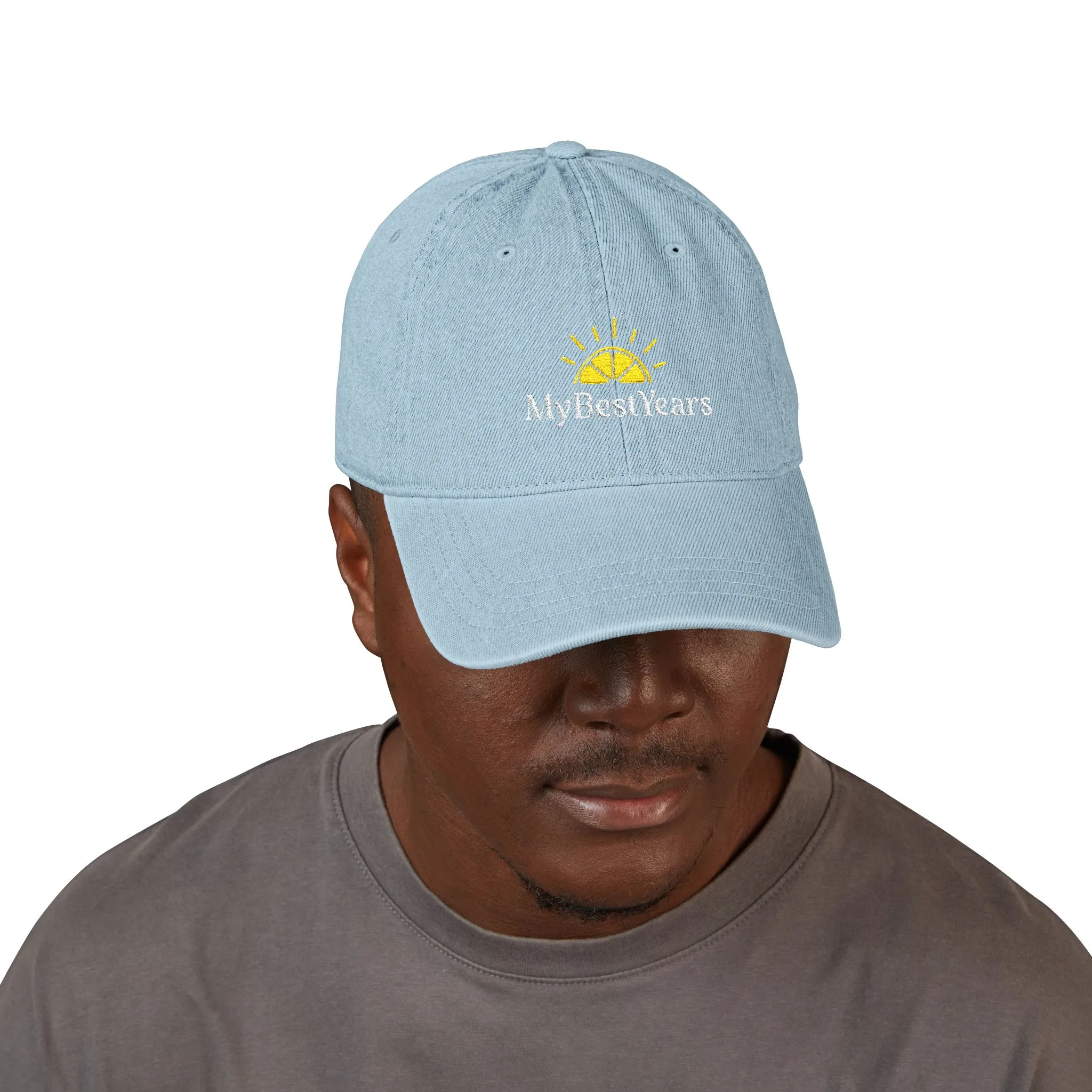 My Best Years Denim Hat | Embroidered Baseball Cap - Image 7