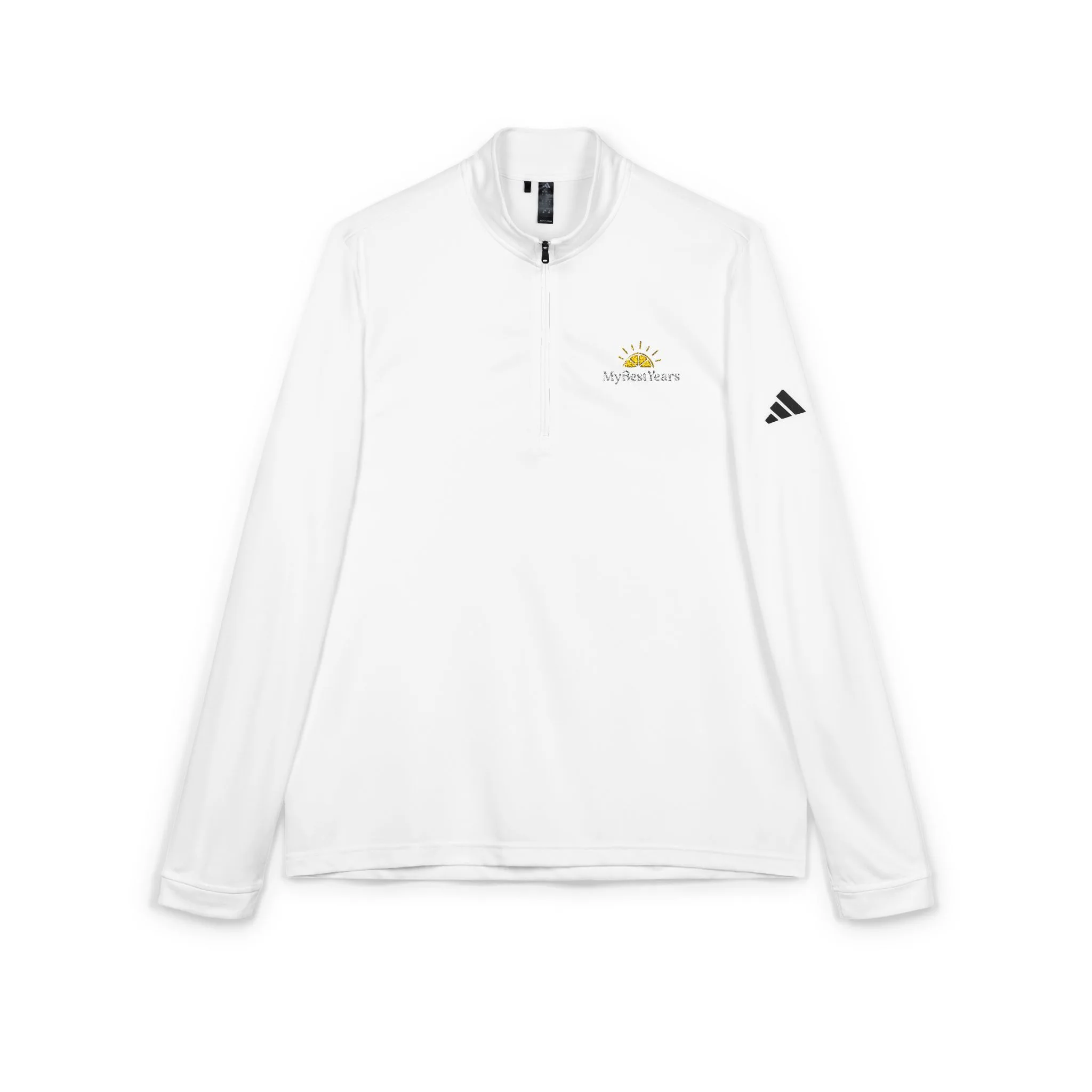 My Best Years Sunshine Logo Adidas Quarter-Zip Pullover | Embroidered Chest Design - Image 6