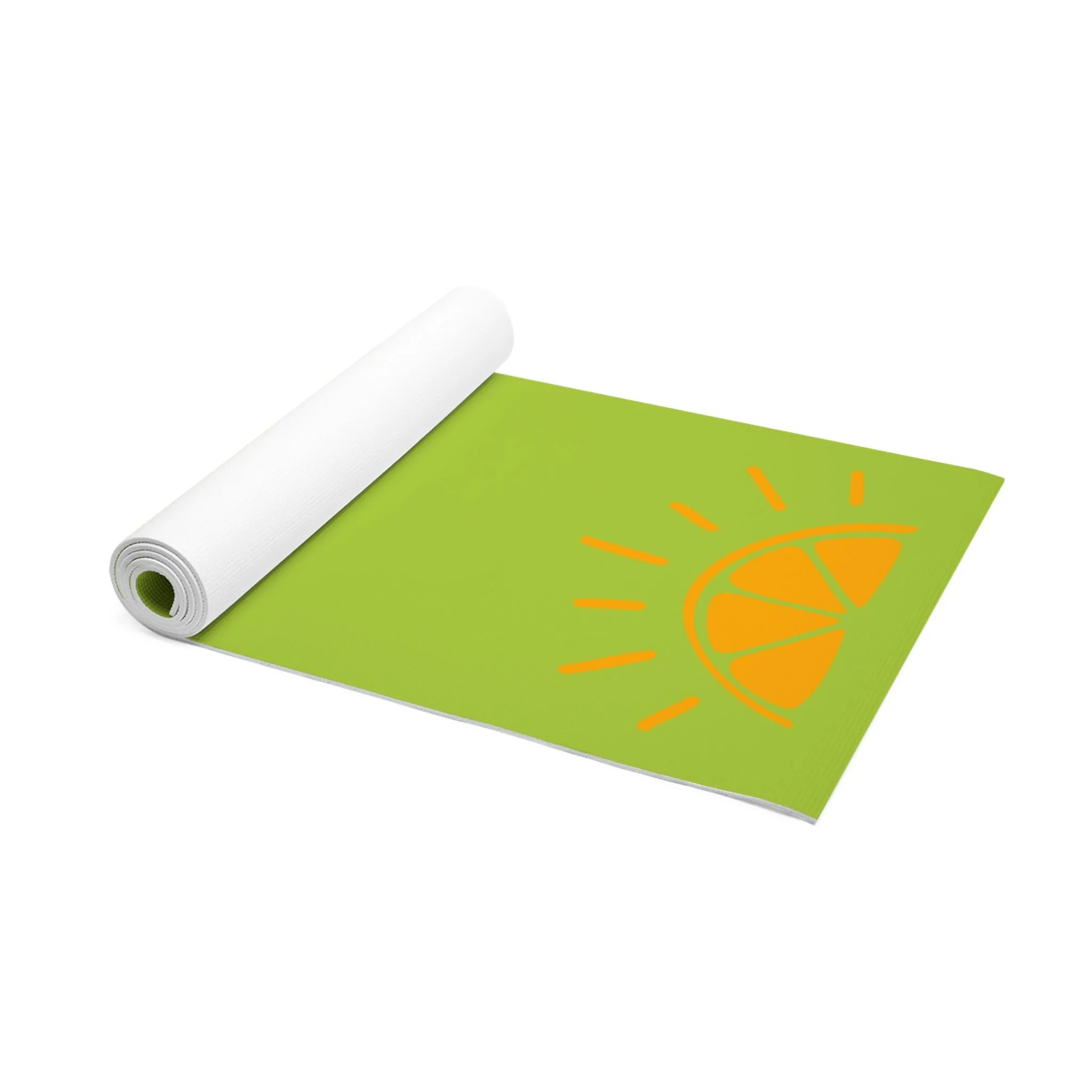 My Best Years Sunrise Logo Foam Exercise Mat, Green Non-Slip - Image 2