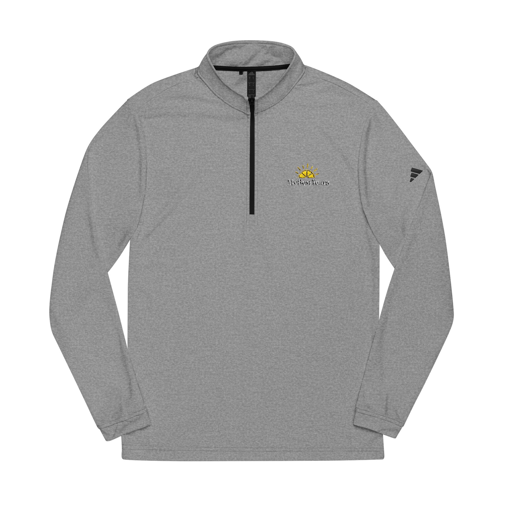 My Best Years Sunshine Logo Adidas Quarter-Zip Pullover | Embroidered Chest Design