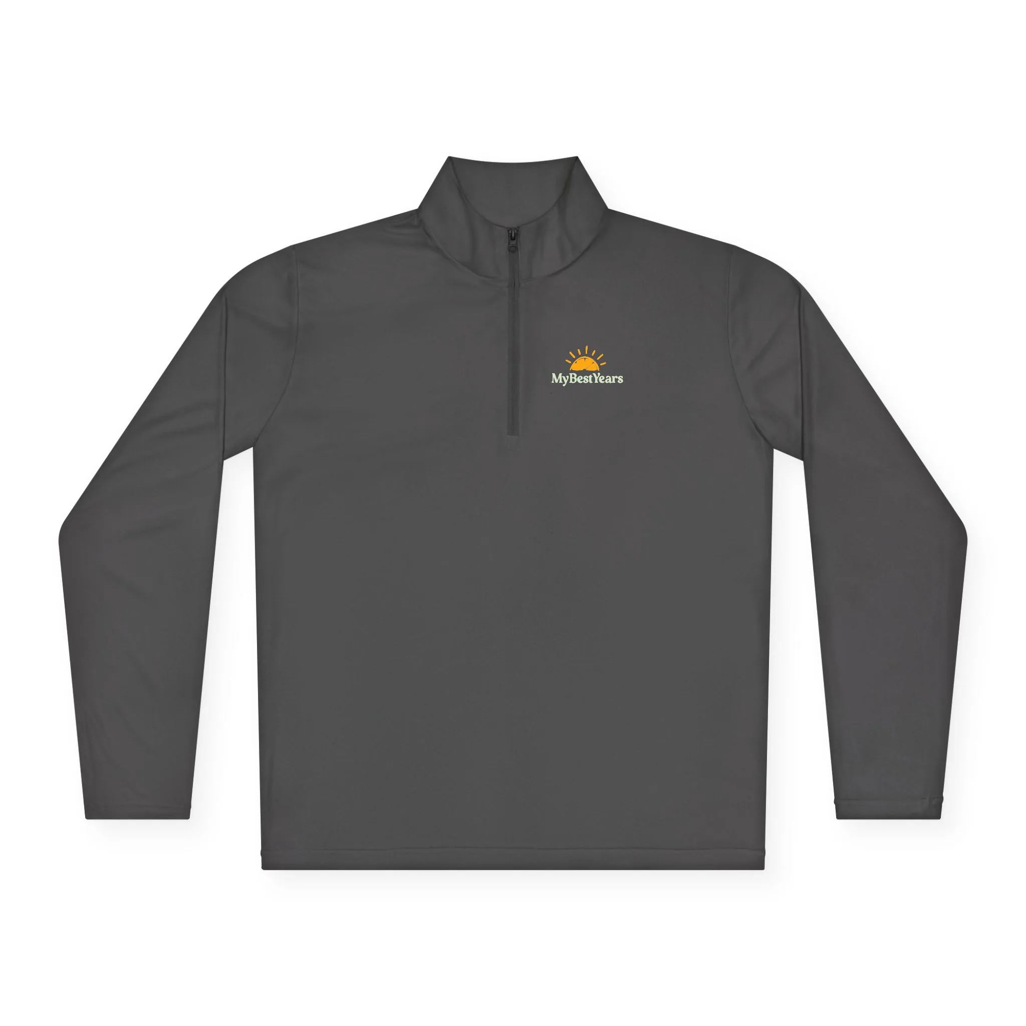 My Best Years Sunrise Logo Quarter-Zip Pullover | Embroidered Chest and Back - Image 9