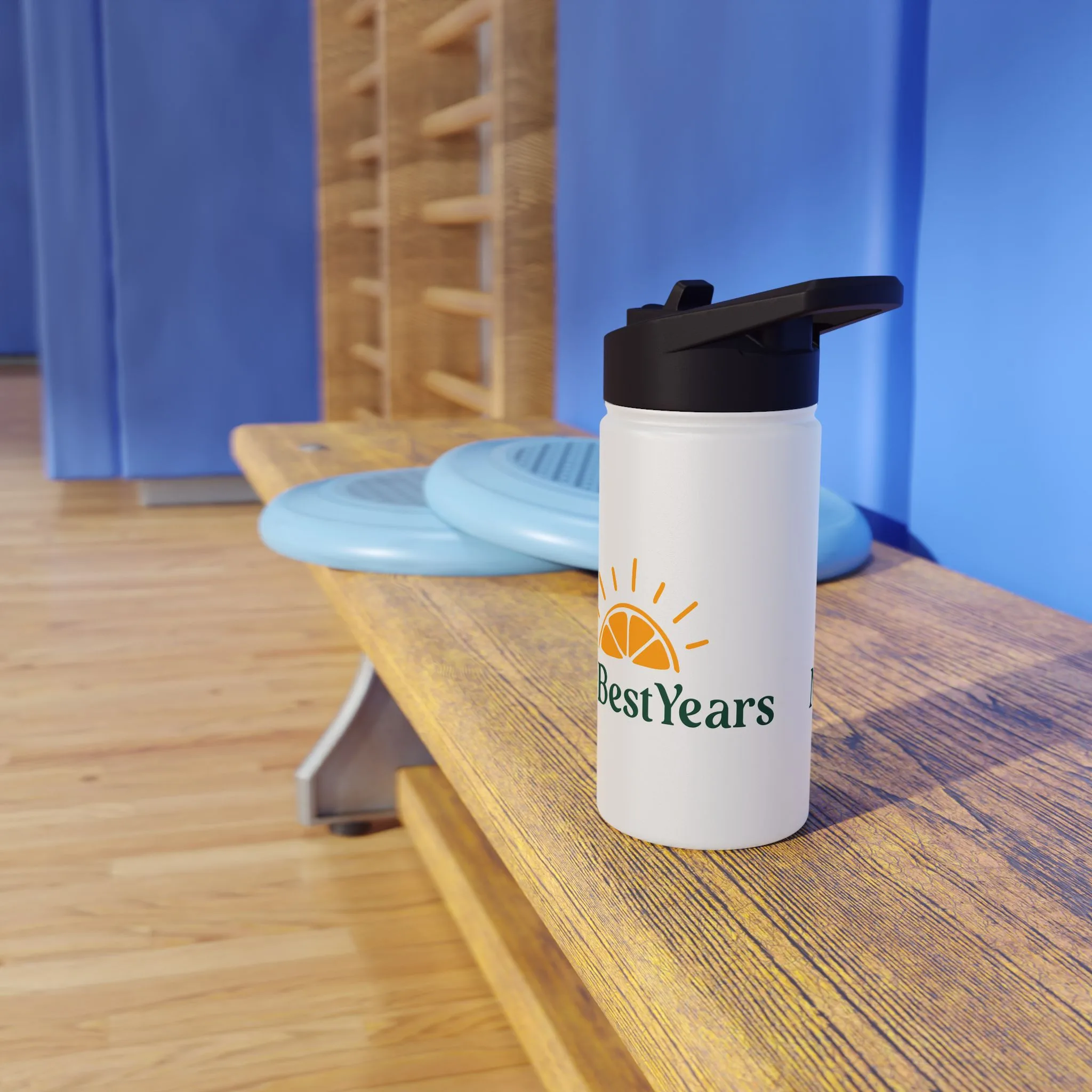 My Best Years Sunrise Logo Stainless Steel Water Bottle, 12oz, 18oz or 32oz - Image 3