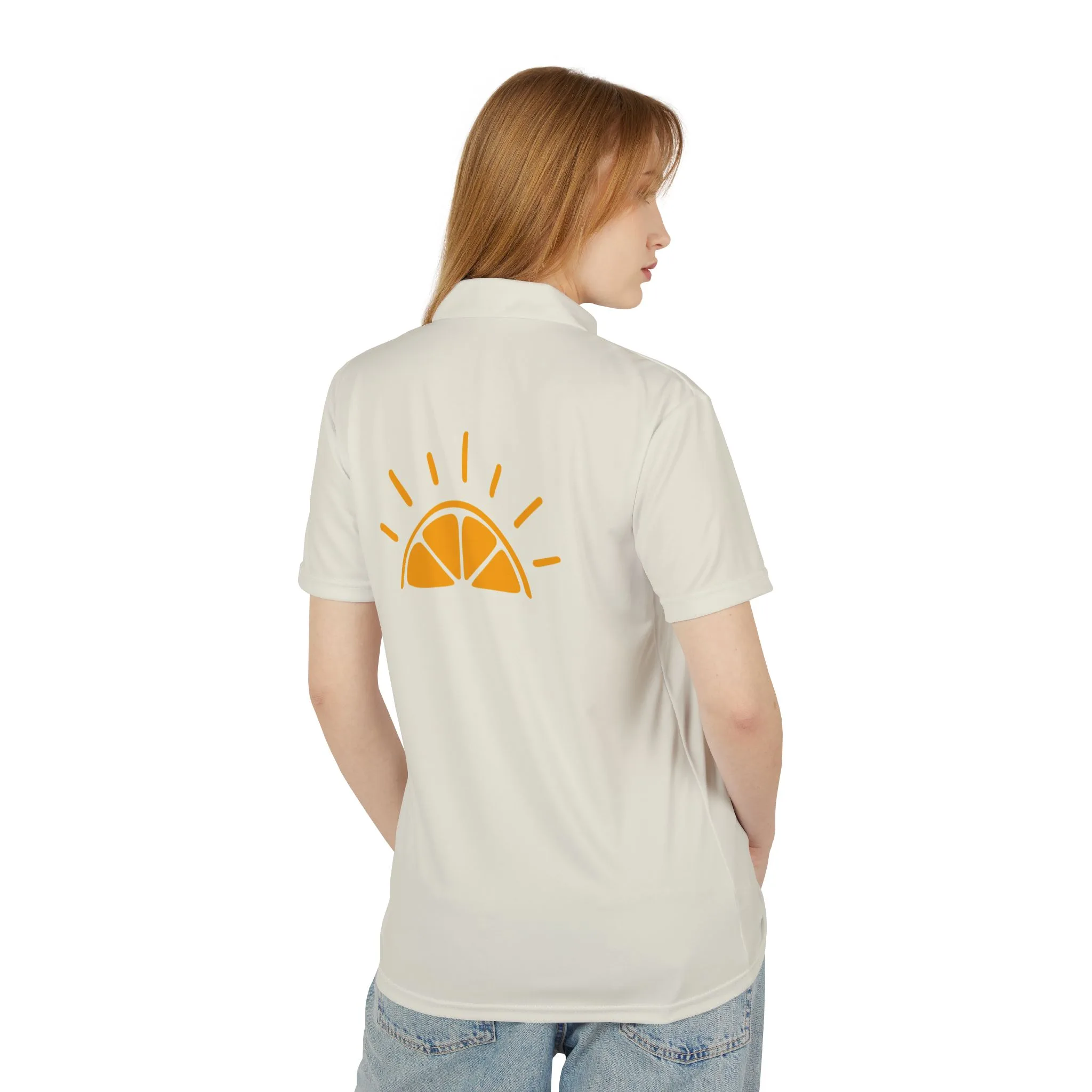 My Best Years Sunrise Logo 2 Embroidered Polo, Beige - Image 3