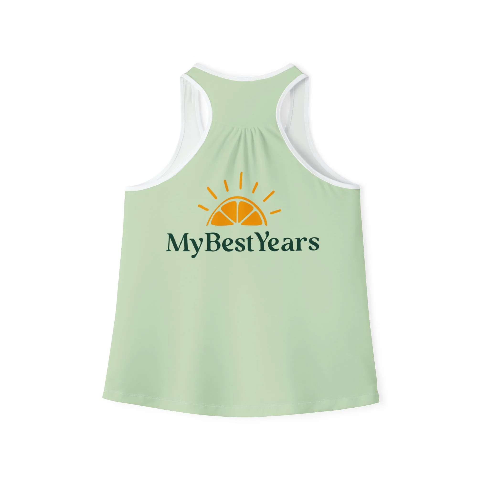 My Best Years Sunrise Logo Women's Tank Top, Light Green - Image 2