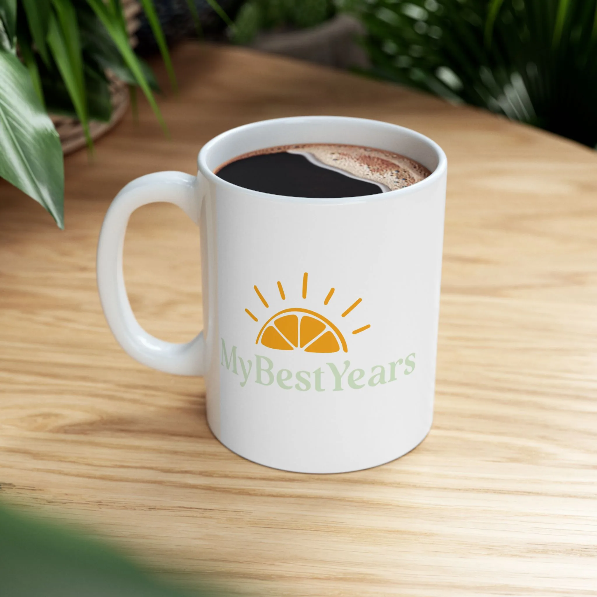 My Best Years Sunrise Logo Mug | Ceramic coffee cup 11oz or 15oz - Image 4