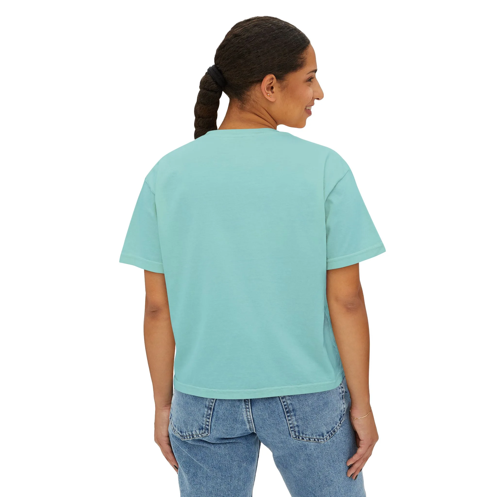 My Best Years Sunrise Logo graphic tee | Boxy Crop Shirt - Image 34
