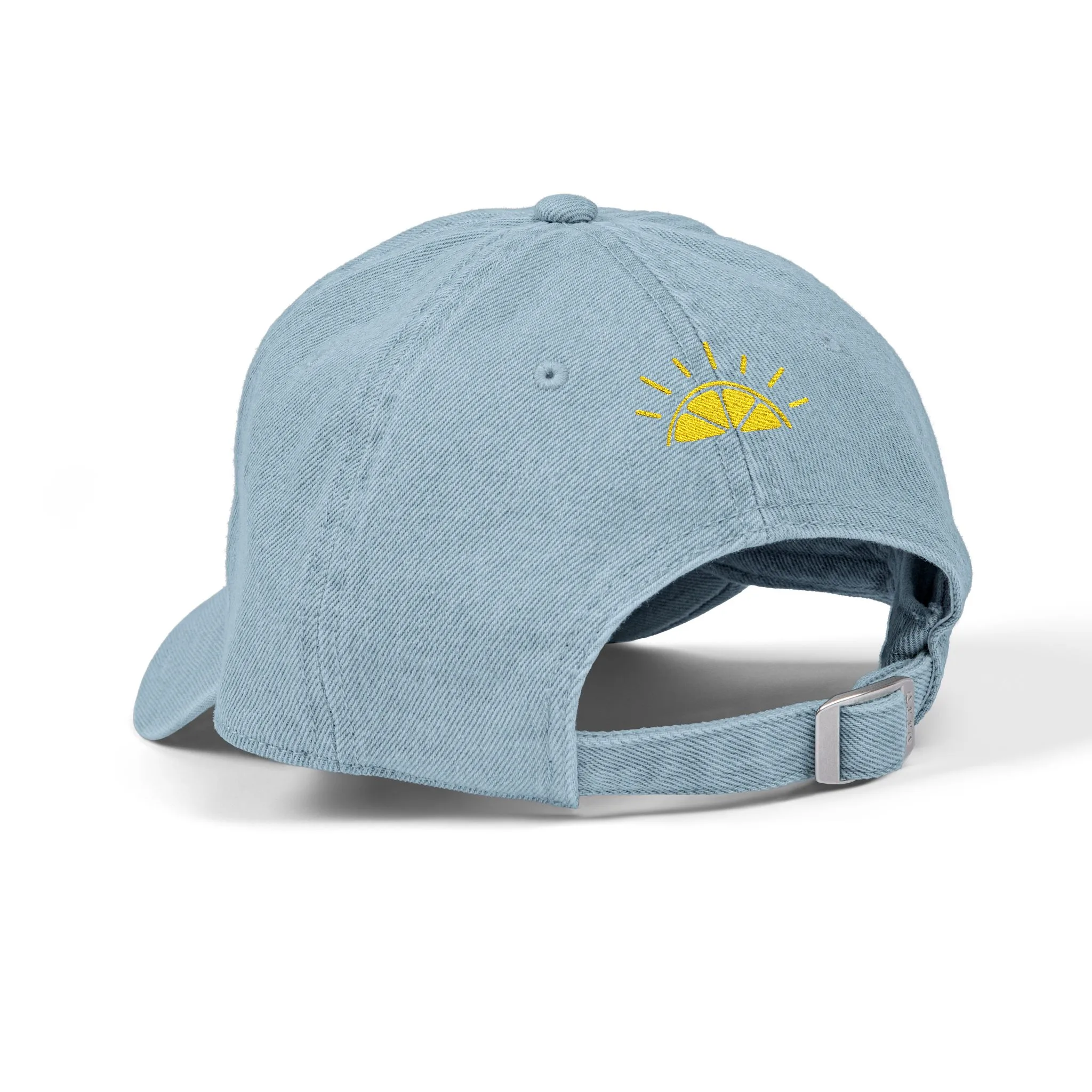 My Best Years unrise Logo Denim Hat | Embroidered Baseball Cap - Image 6