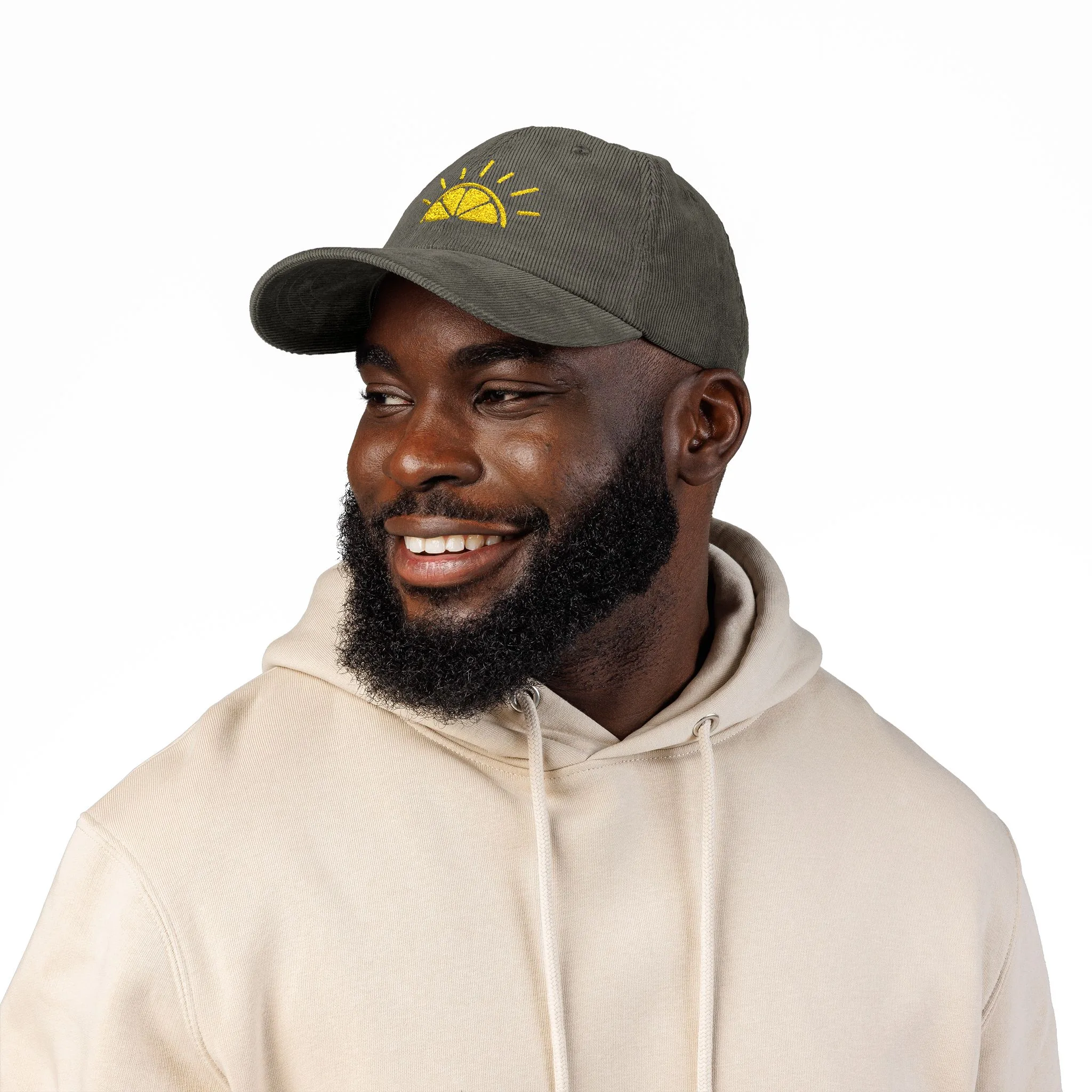 My Best Years Sunrise Logo Embroidery Cap | Vintage Corduroy Adjustable Hat - Image 7