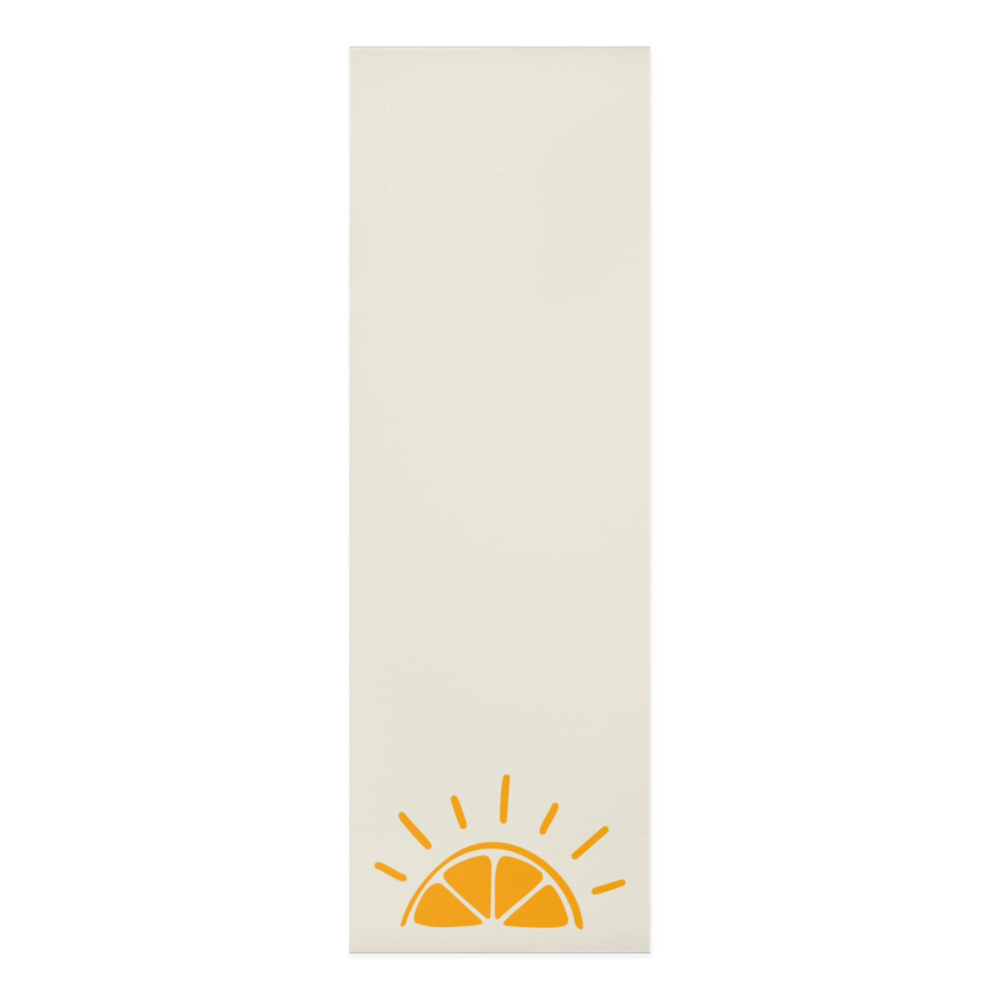 My Best Years Sunrise Logo Foam Exercise Mat, Beige, Non-Slip