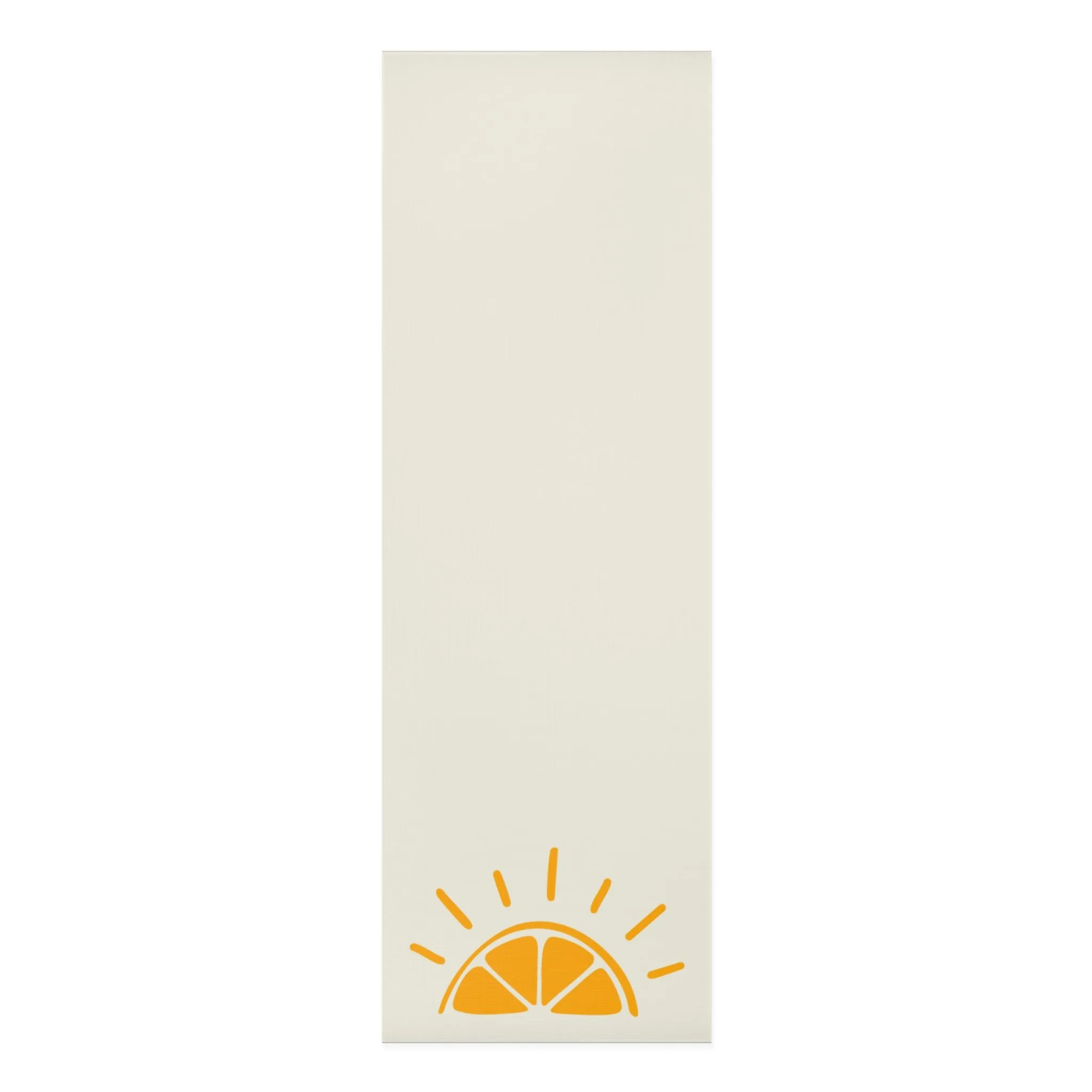 My Best Years Sunrise Logo Foam Exercise Mat, Beige, Non-Slip