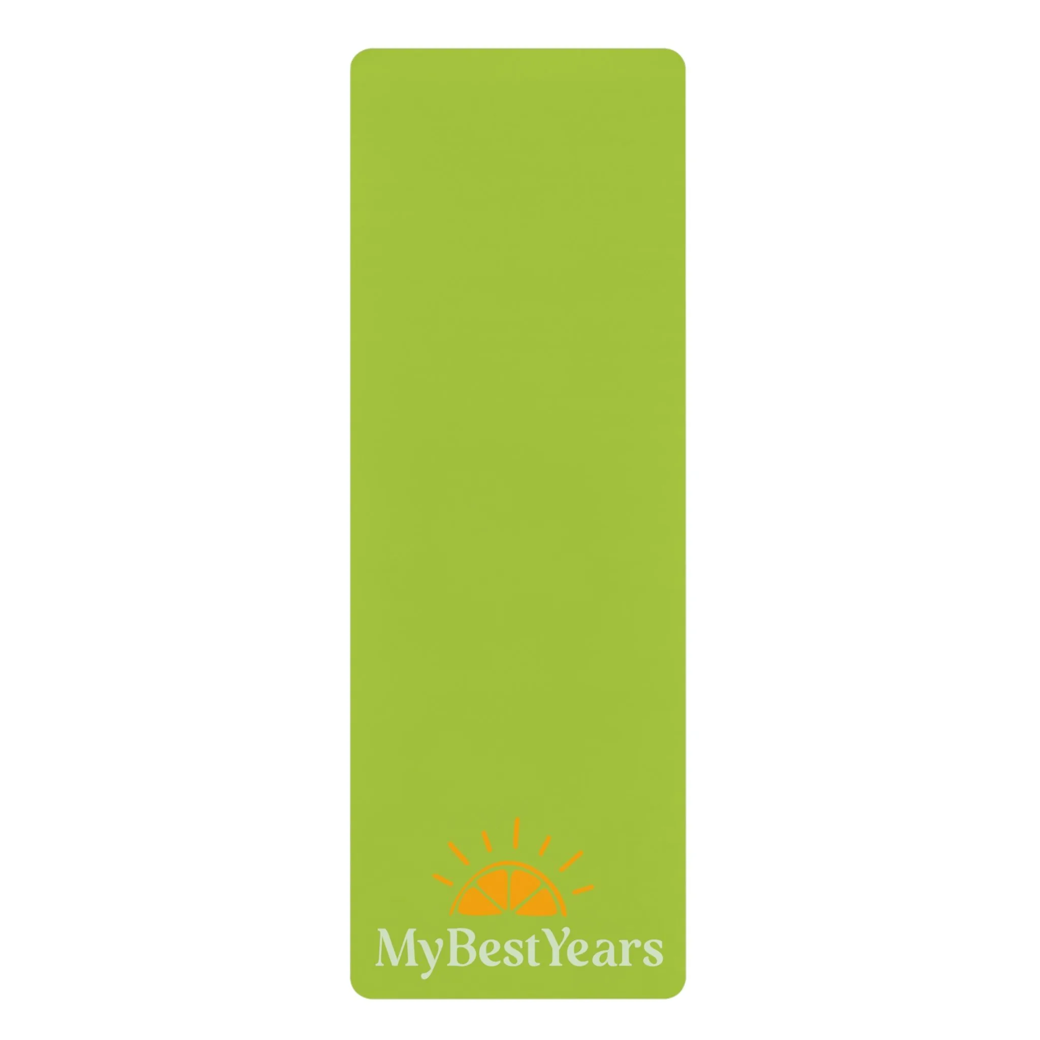 My Best Years Rubber Exercise Mat, Green Non-Slip