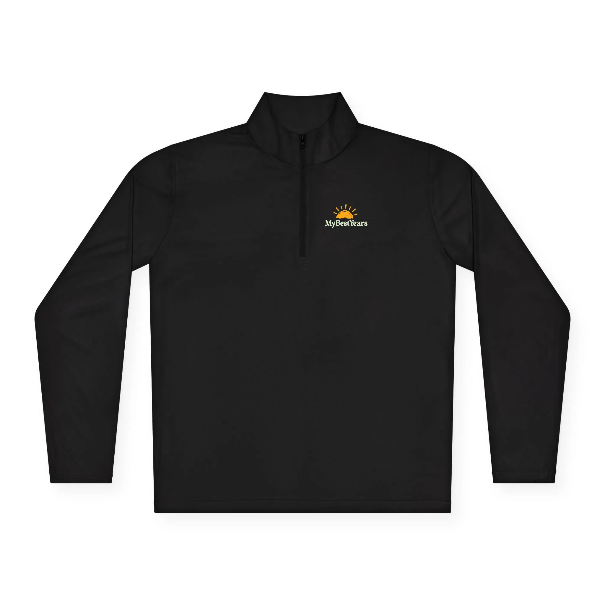 My Best Years Sunrise Logo Quarter-Zip Pullover | Embroidered Chest and Back