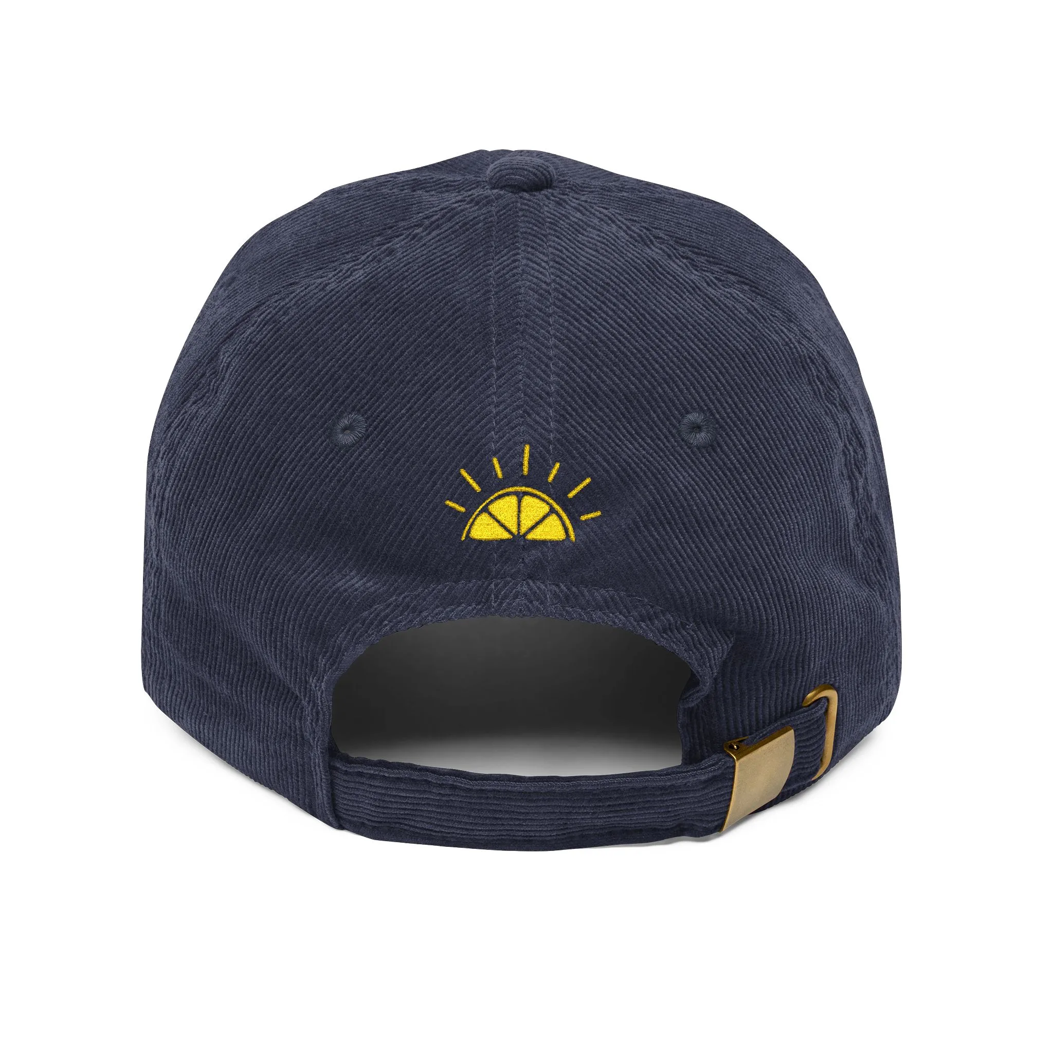 My Best Years Sunrise Logo Embroidery Cap | Vintage Corduroy Adjustable Hat - Image 10