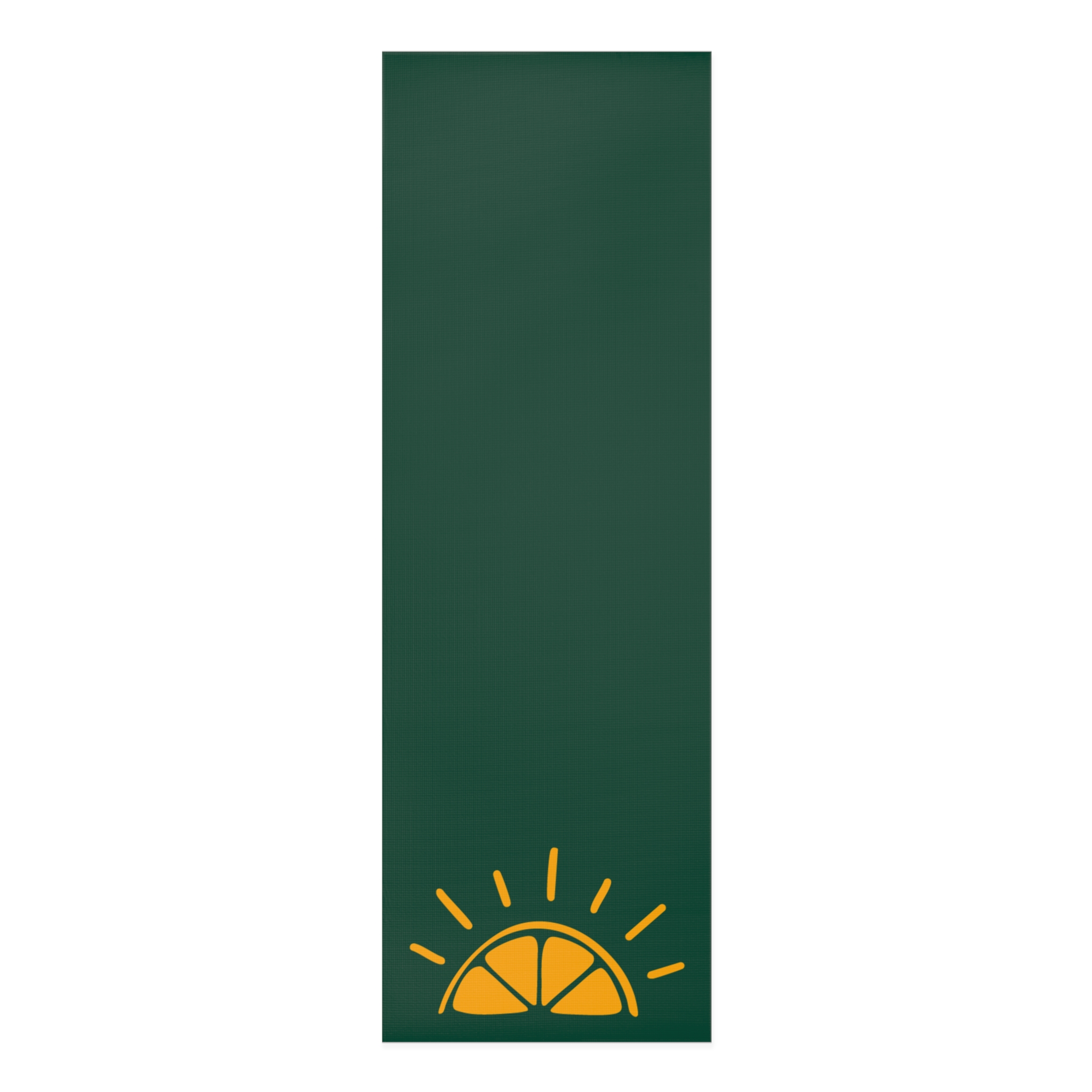 My Best Years Sunrise Logo Foam Exercise Mat, Dark Green, Non-Slip