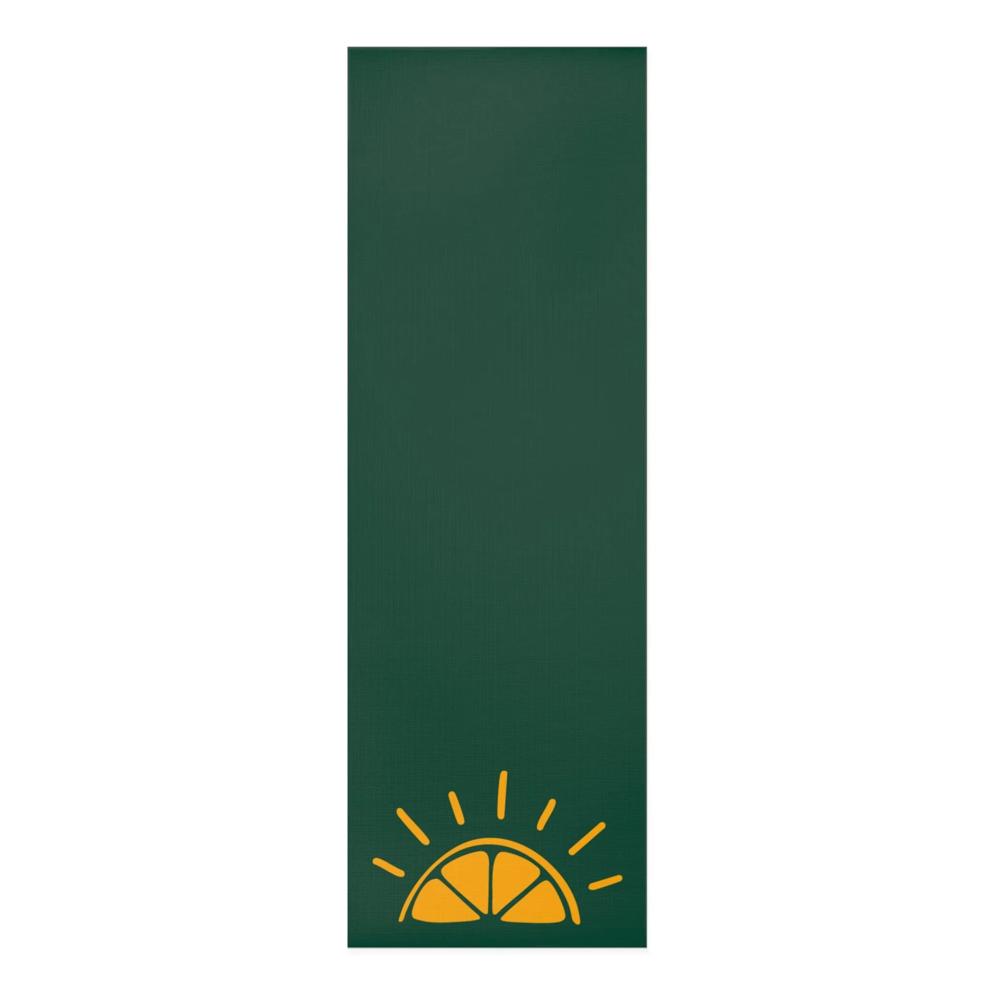My Best Years Sunrise Logo Foam Exercise Mat, Dark Green, Non-Slip