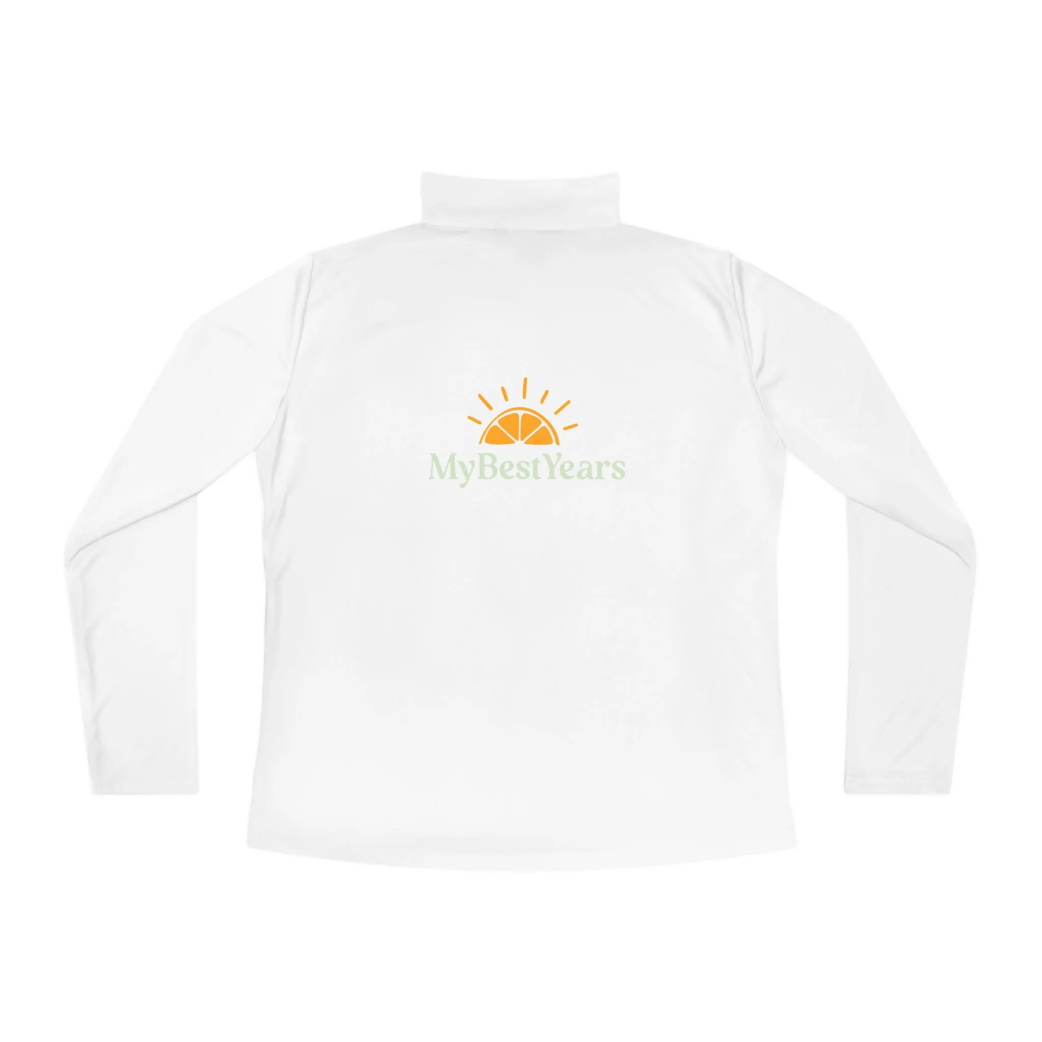 My Best Years Embroidered Sunrise Logo Women's Quarter-Zip Pullover - Image 2