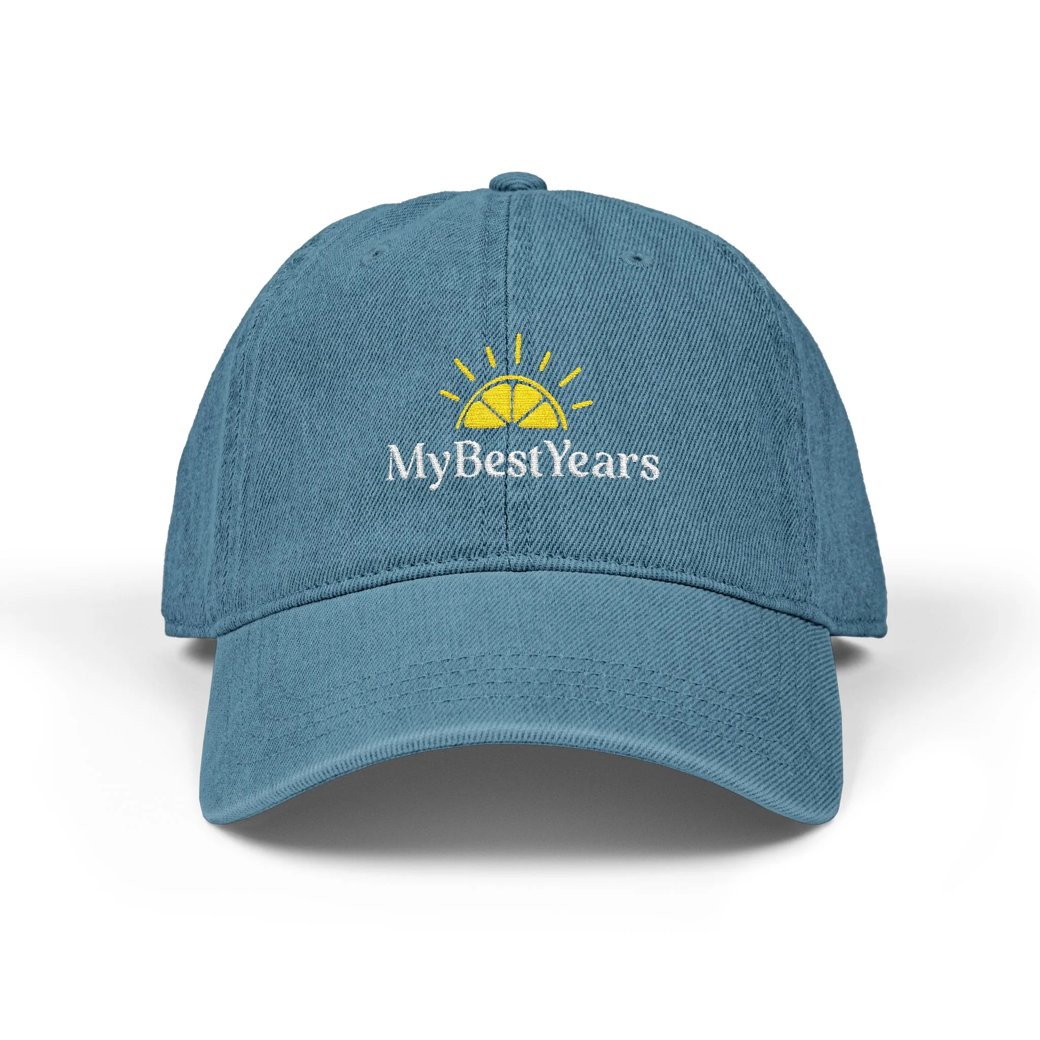 My Best Years Denim Hat | Embroidered Baseball Cap - Image 9
