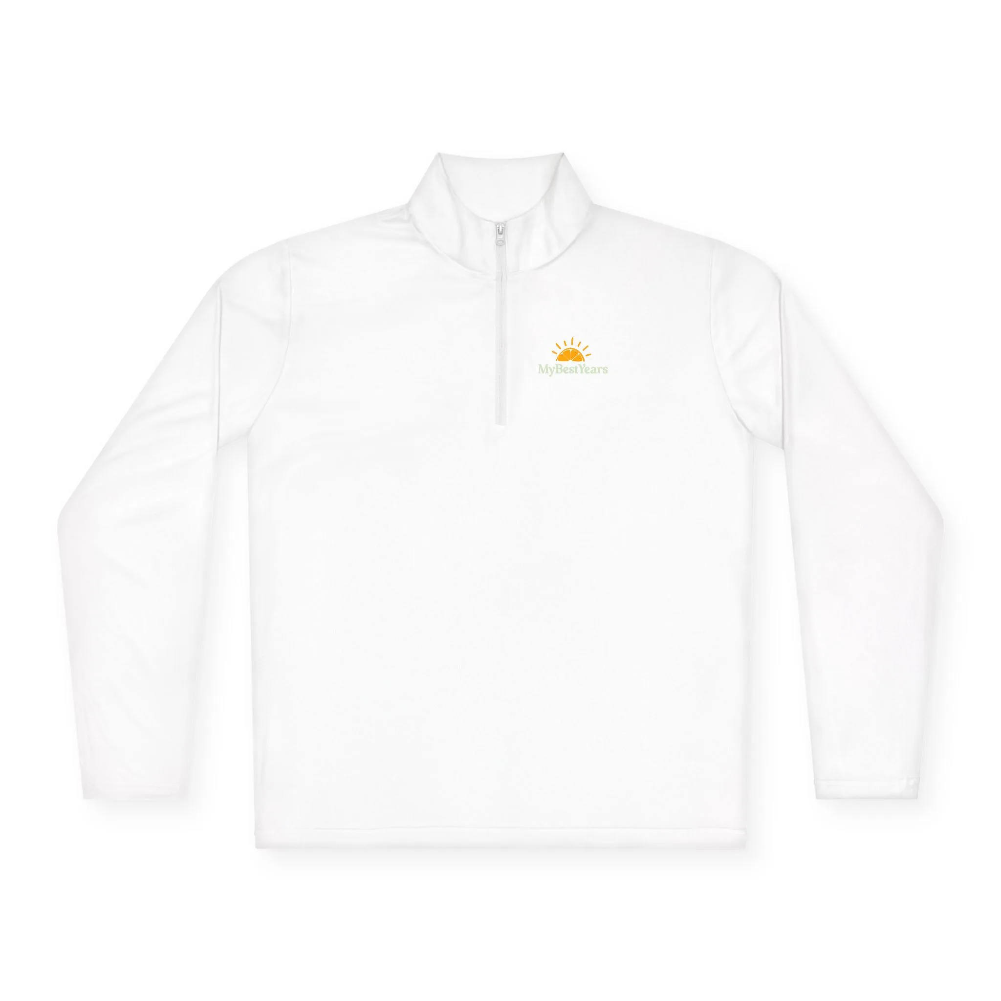 My Best Years Sunrise Logo Quarter-Zip Pullover | Embroidered Chest and Back - Image 5