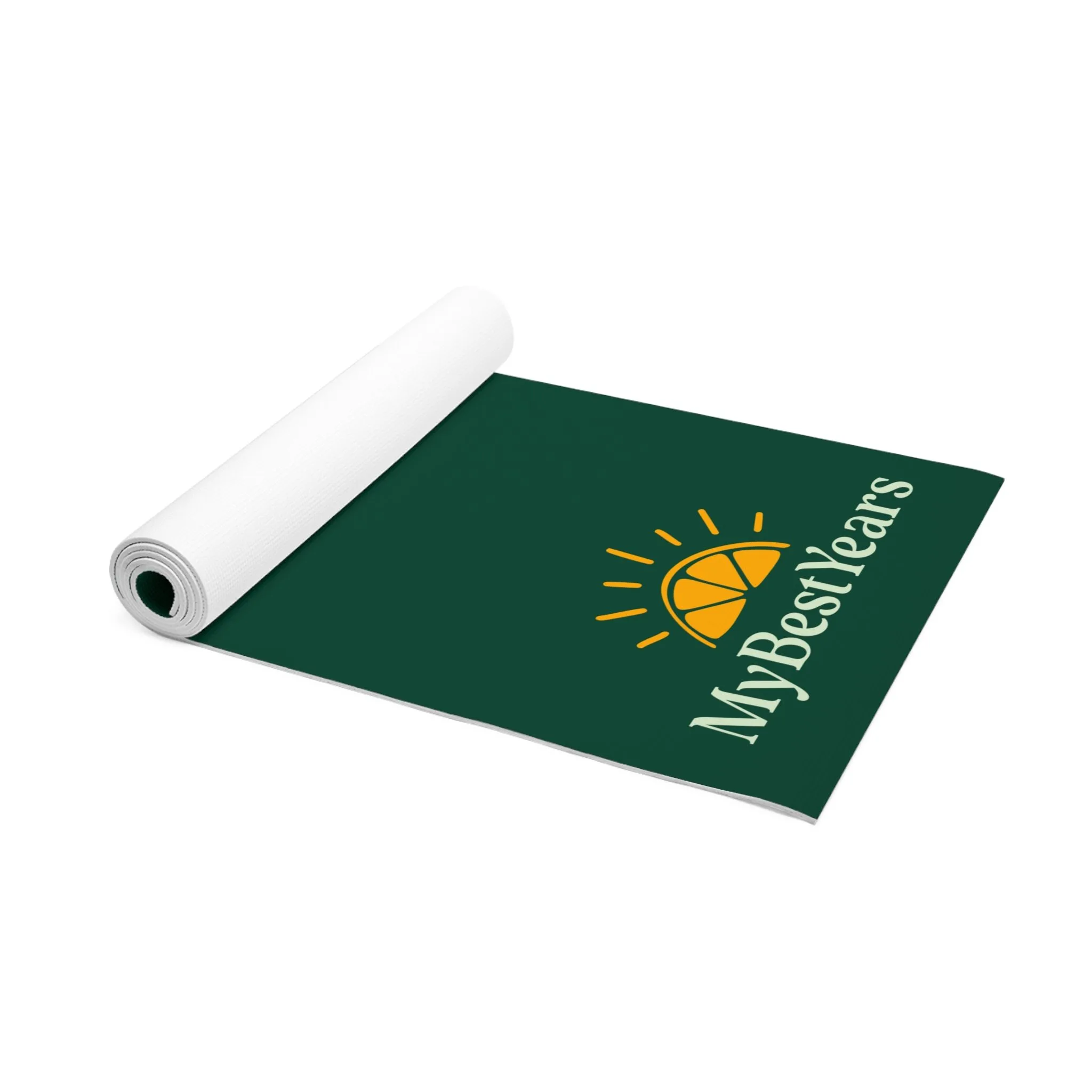 My Best Years Foam Exercise Mat, Dark Green, Non-Slip - Image 2