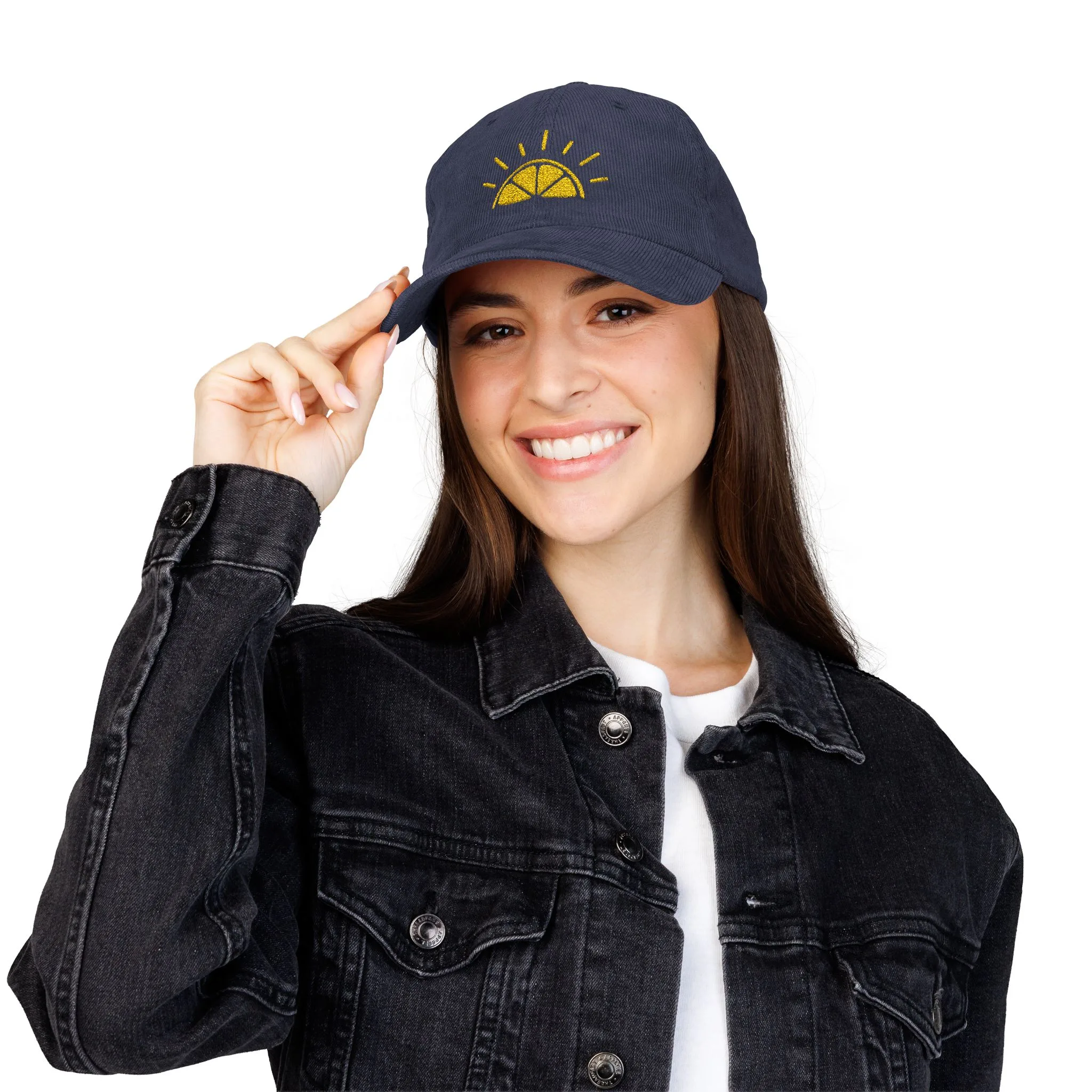 My Best Years Sunrise Logo Embroidery Cap | Vintage Corduroy Adjustable Hat - Image 12