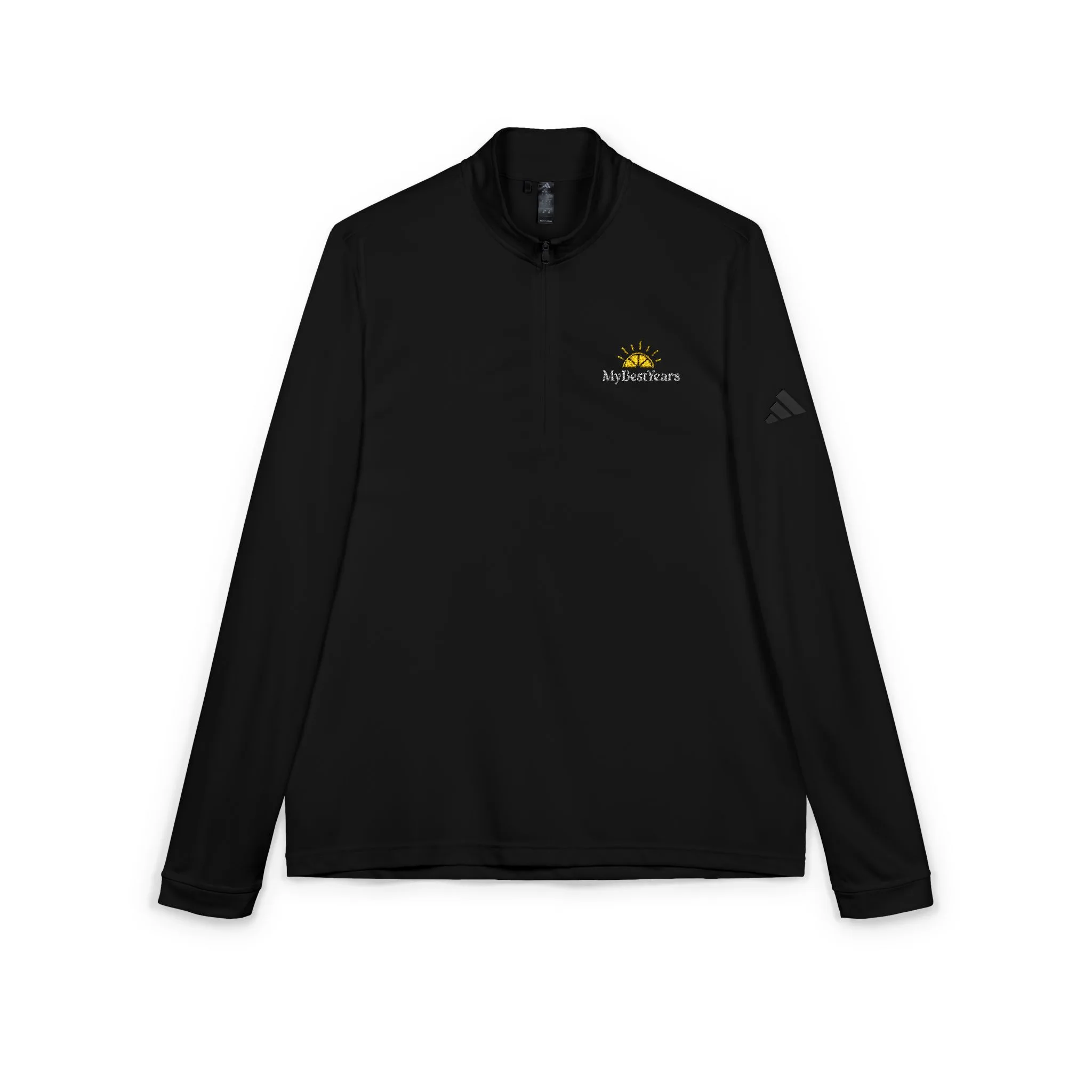 My Best Years Sunshine Logo Adidas Quarter-Zip Pullover | Embroidered Chest Design - Image 14