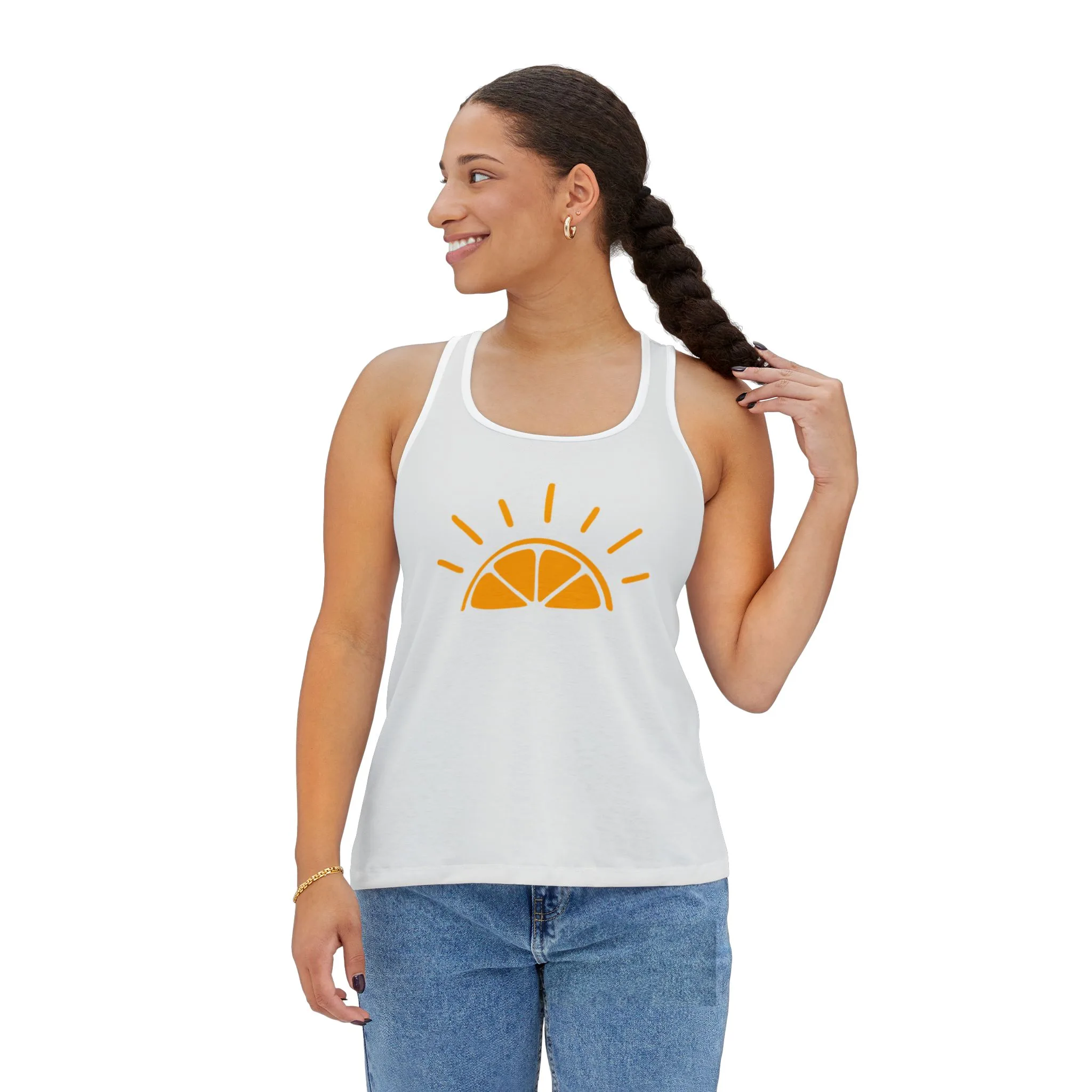 My Best Years Sunrise Logo Women's Tank Top, Off White - Image 3