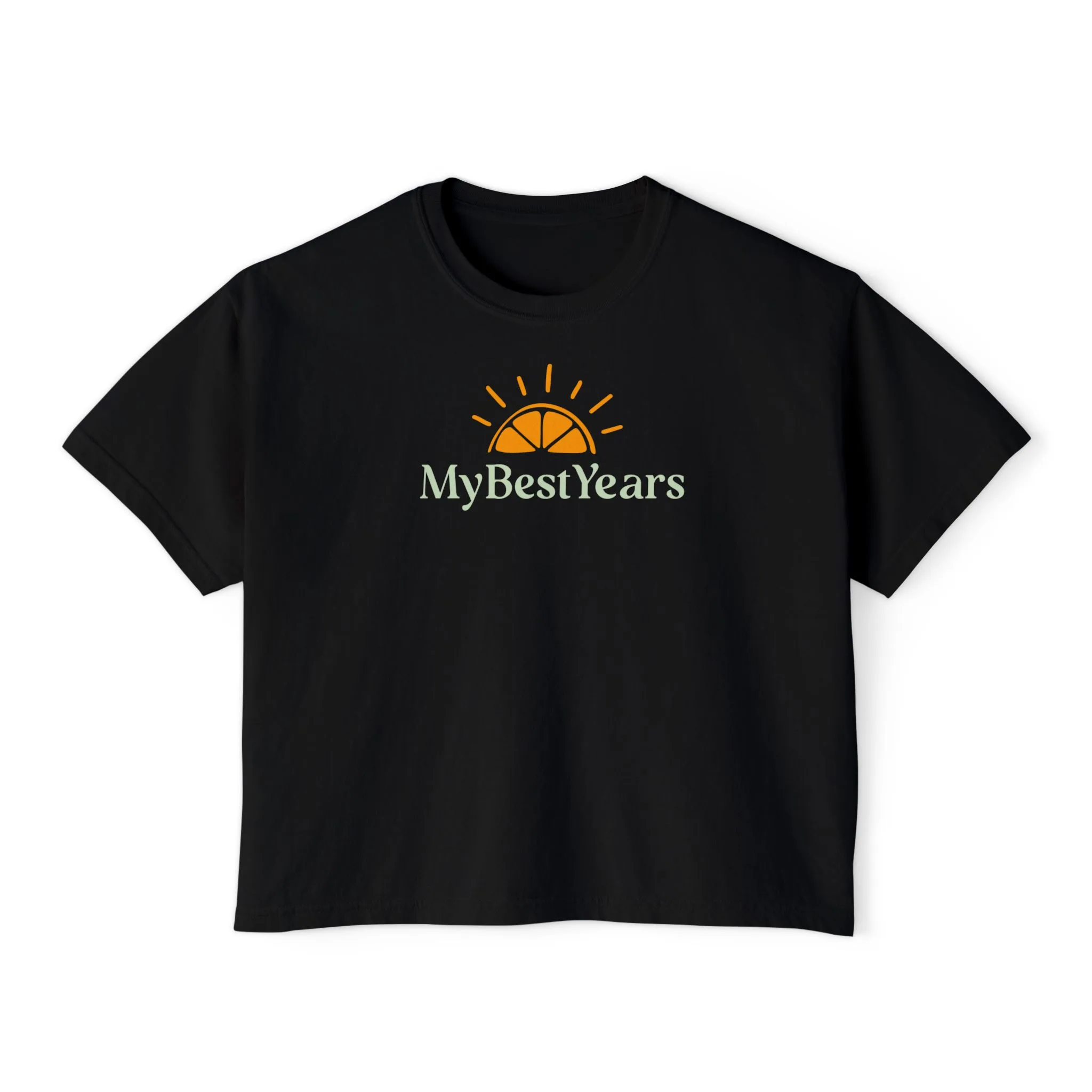 My Best Years Sunrise Logo graphic tee | Boxy Crop Shirt