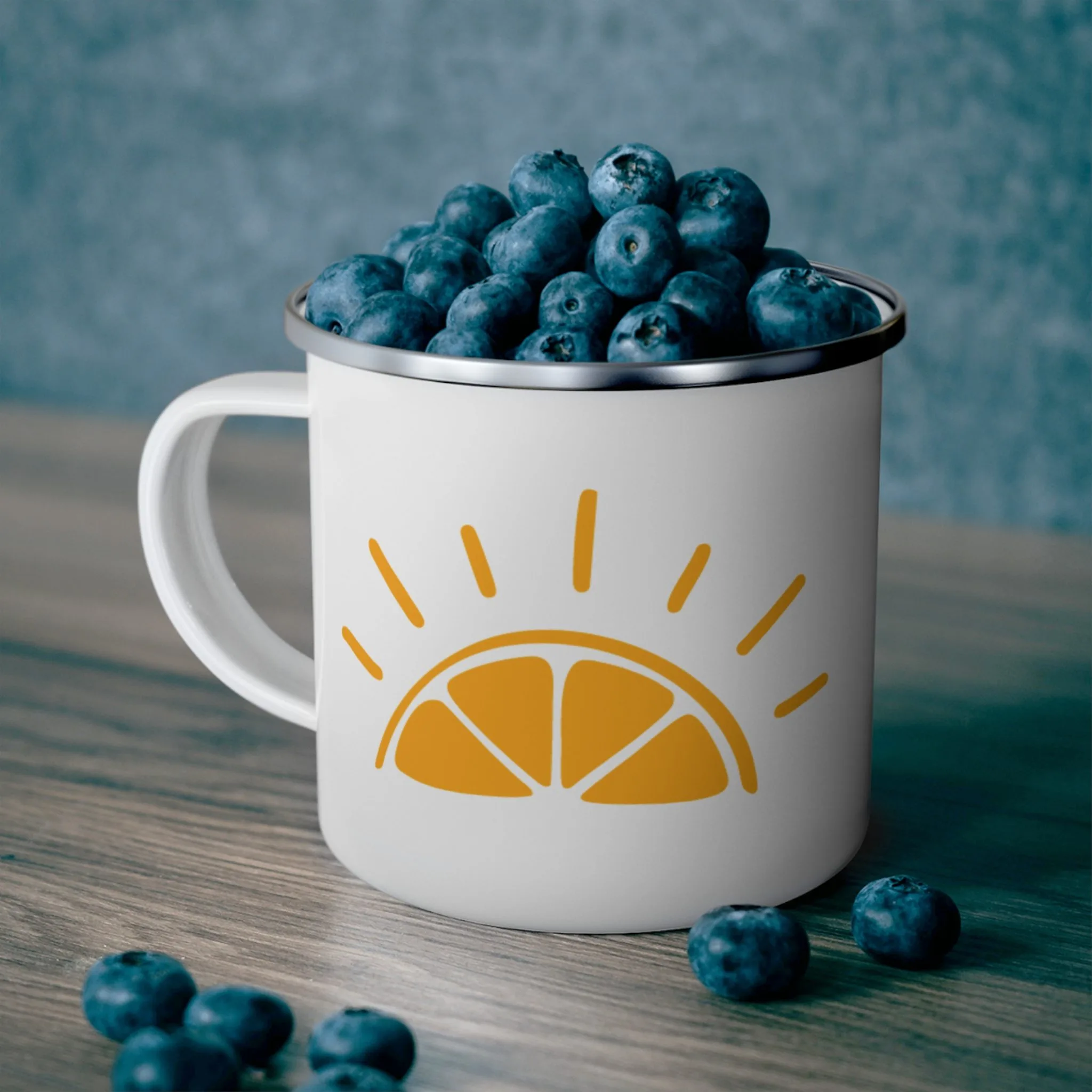 My Best Years Sunrise Logo Enamel Camping Mug - Image 4
