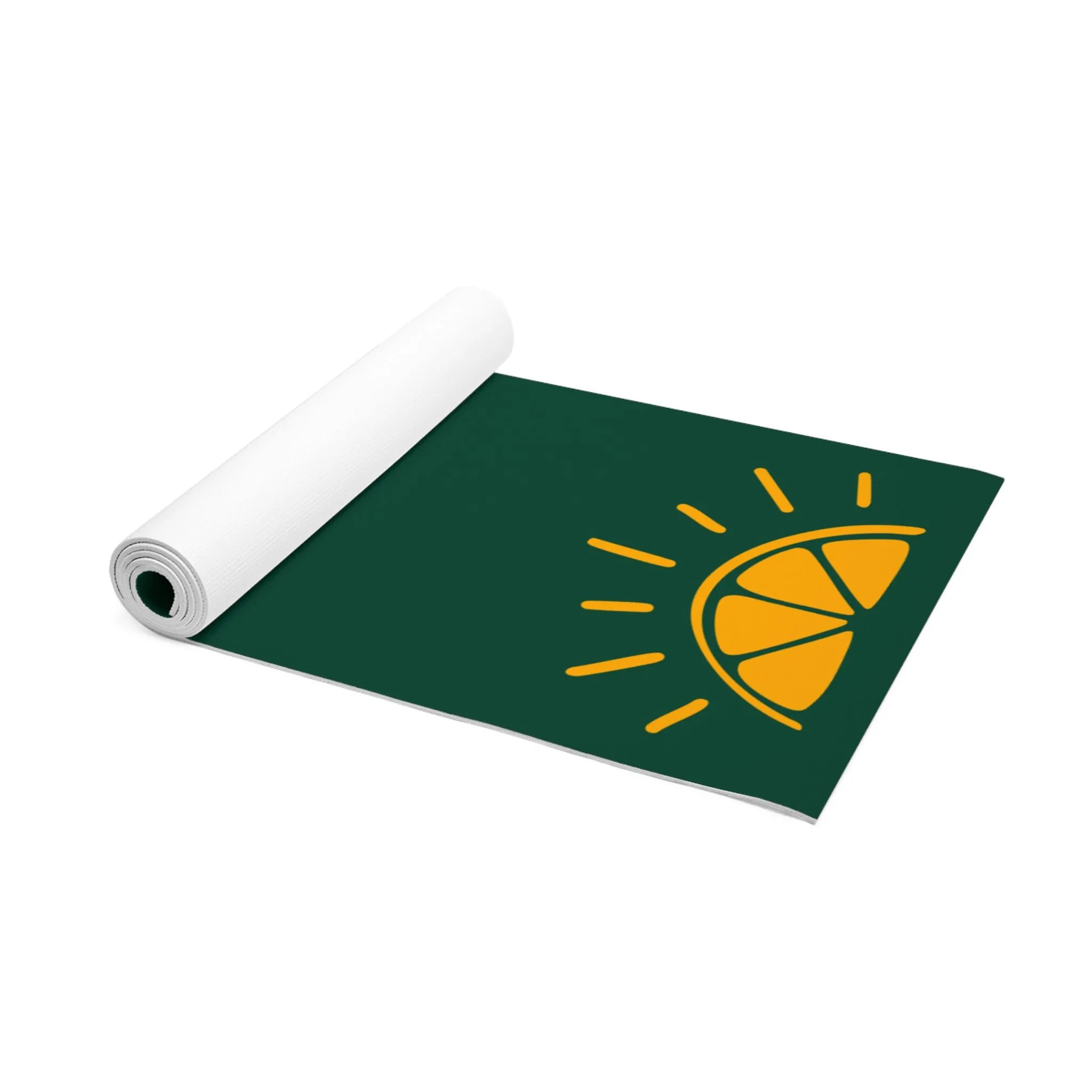 My Best Years Sunrise Logo Foam Exercise Mat, Dark Green, Non-Slip - Image 2