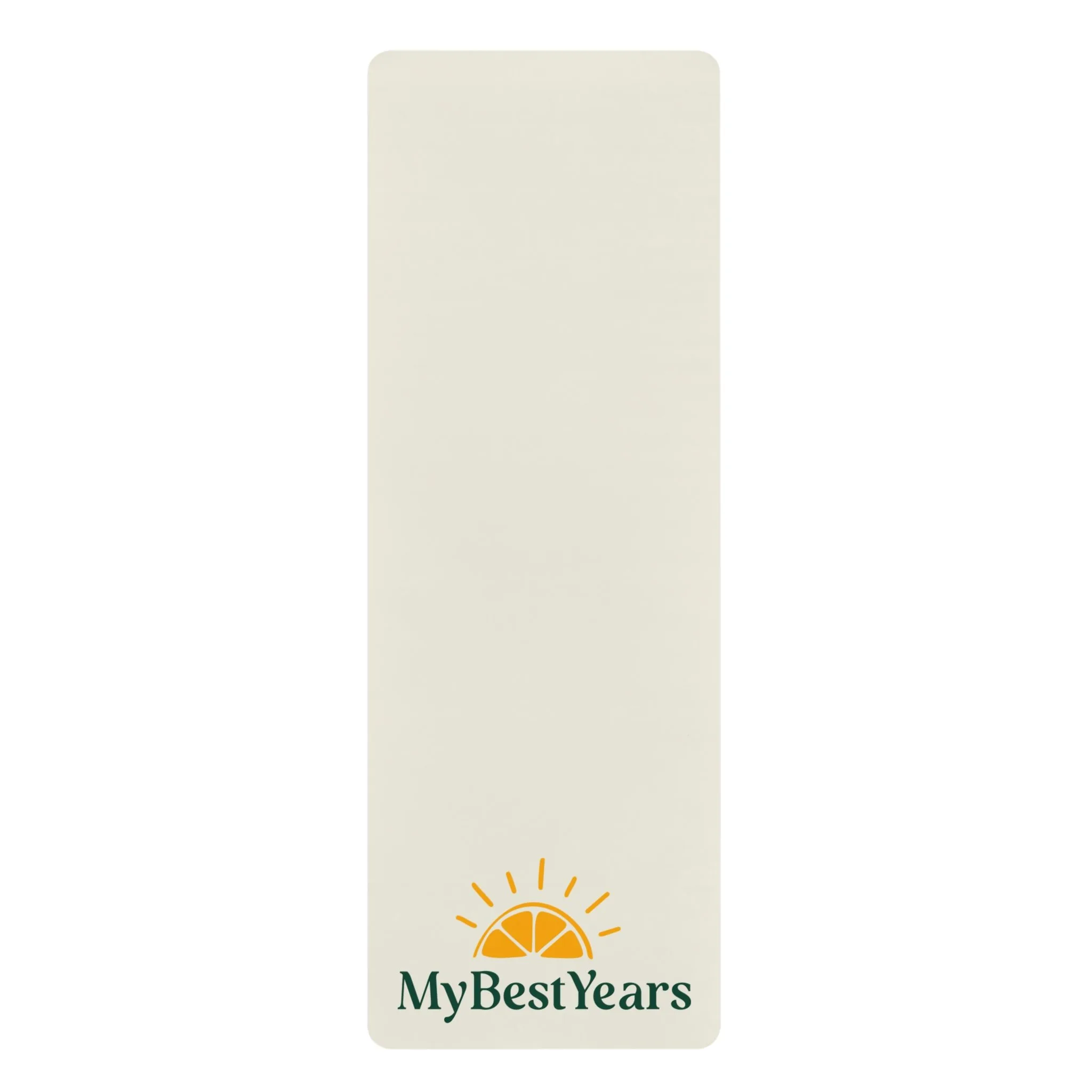My Best Years Rubber Exercise Mat, Beige, Non-Slip