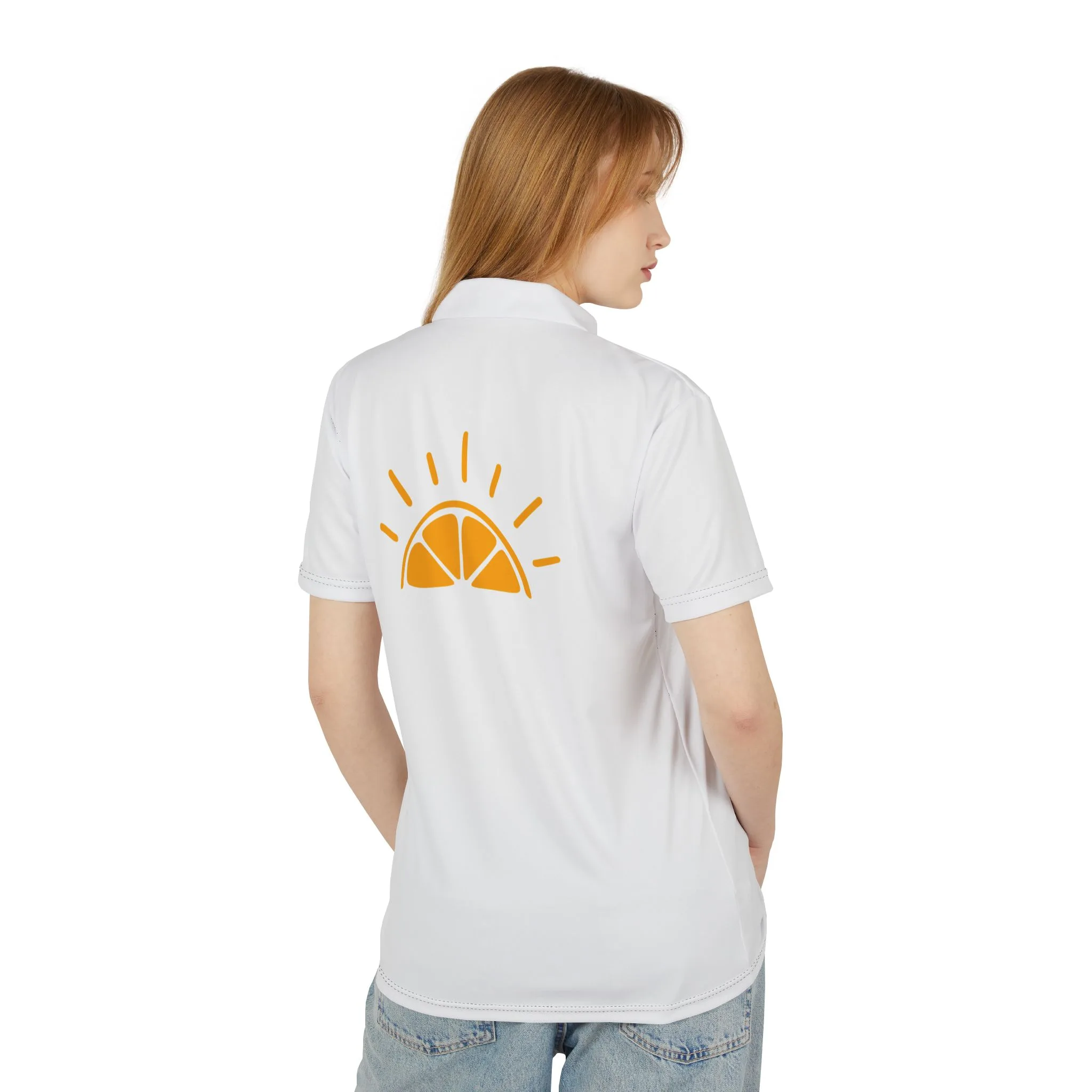 My Best Years Sunrise Logo 2 Embroidered Polo, Off White - Image 6