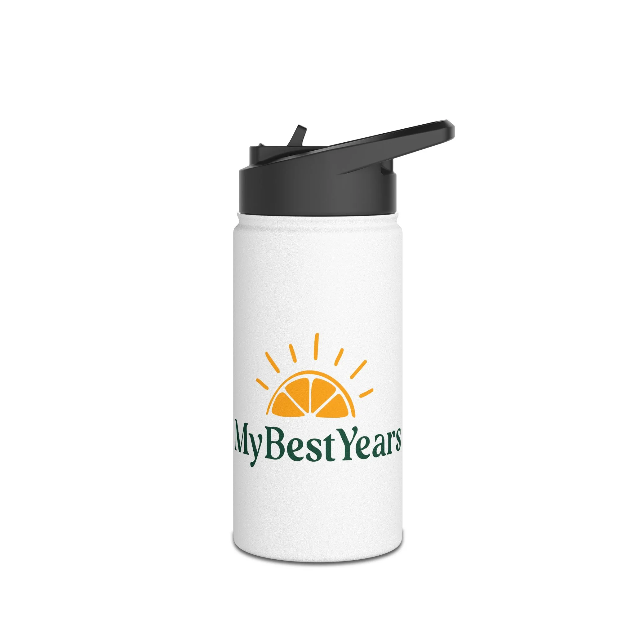 My Best Years Sunrise Logo Stainless Steel Water Bottle, 12oz, 18oz or 32oz - Image 2